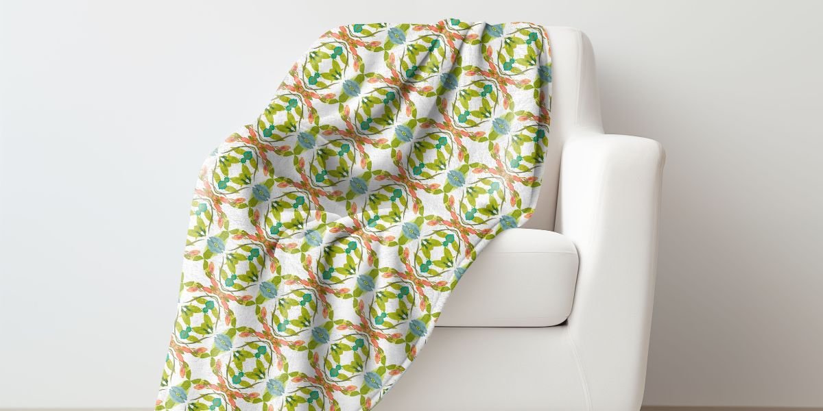 Minky Throw Blankets - Piccolo Fiore Prints