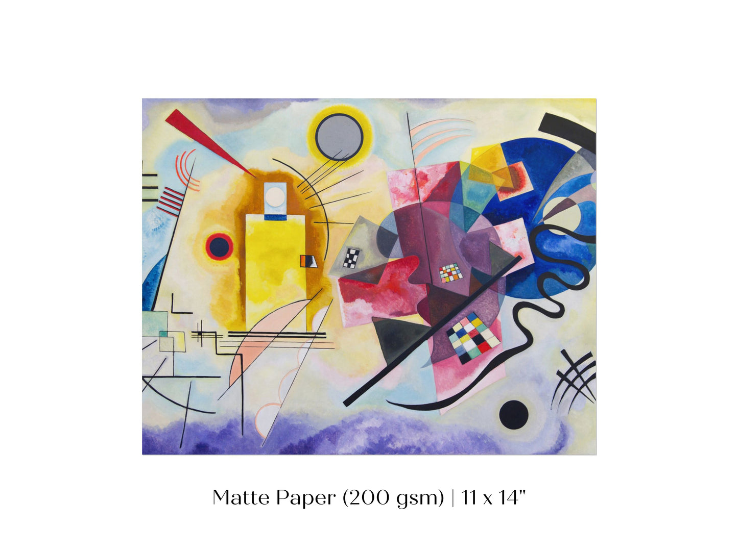 Yellow-Red-Blue | Wassily Kandinsky | P488