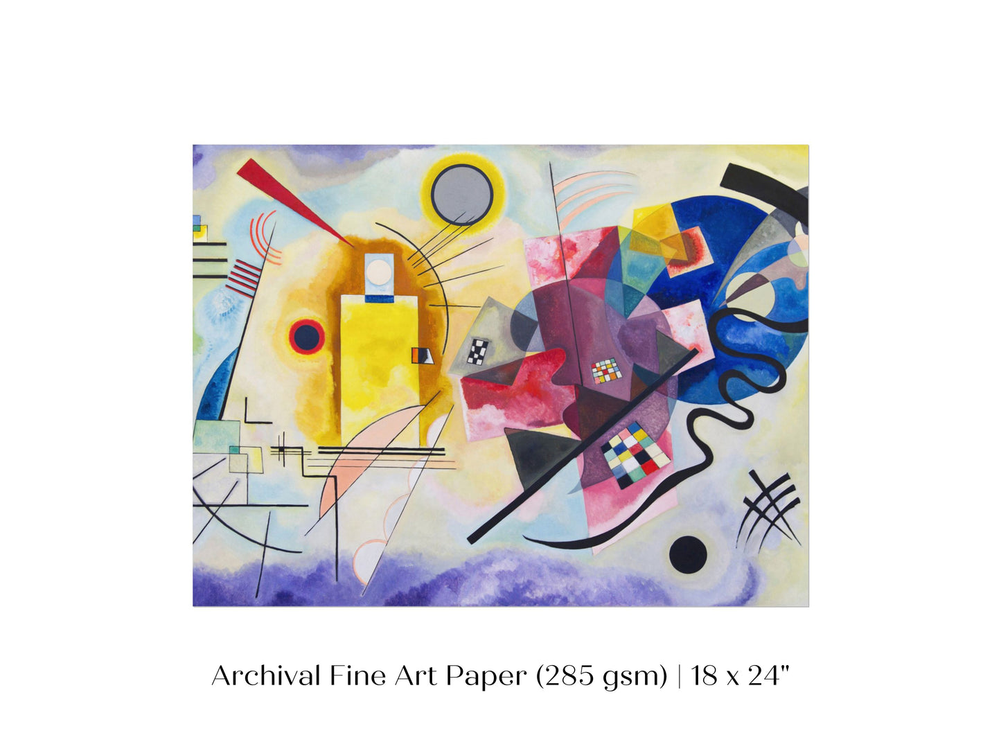 Yellow-Red-Blue | Wassily Kandinsky | P488