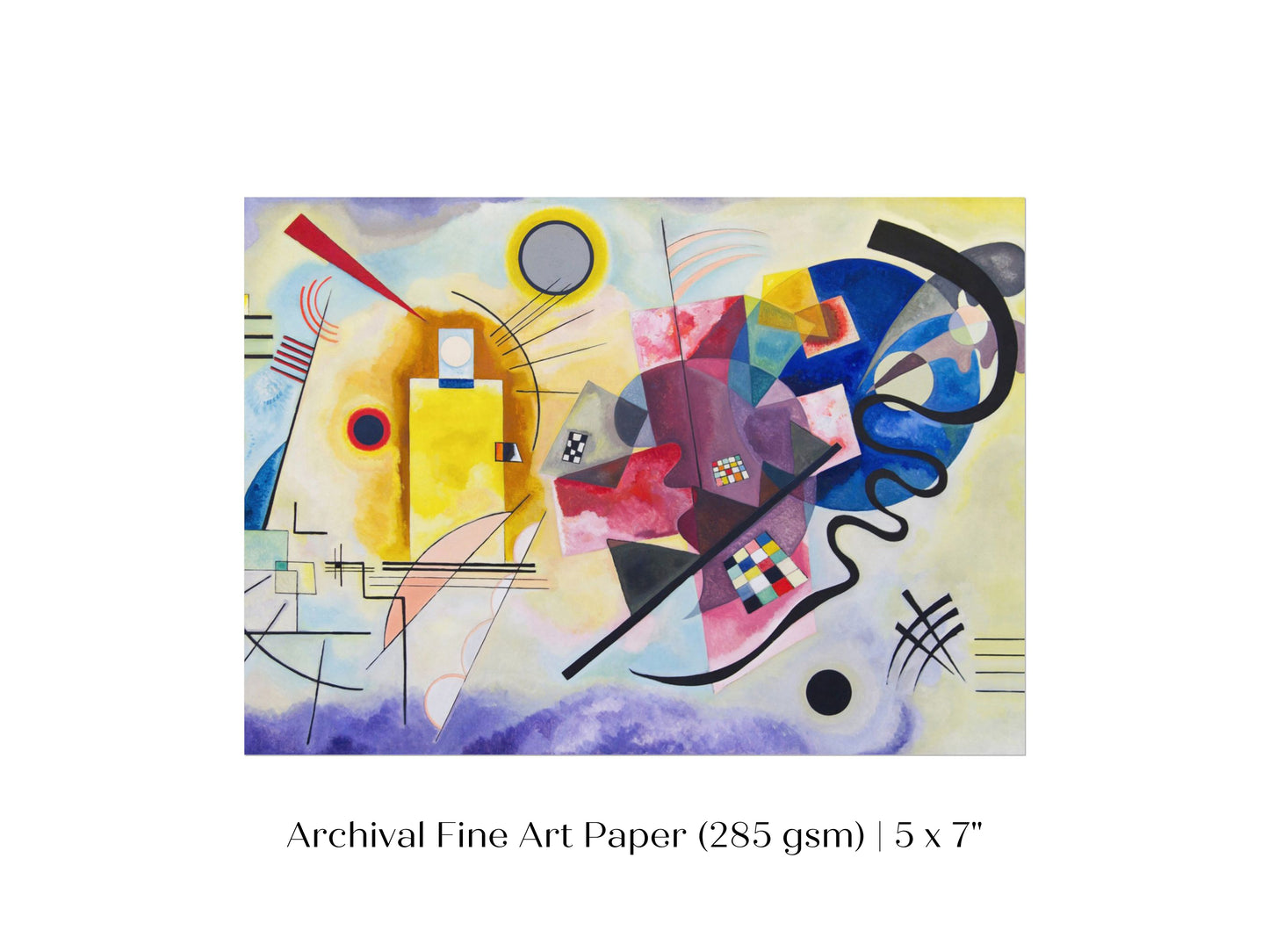 Yellow-Red-Blue | Wassily Kandinsky | P488