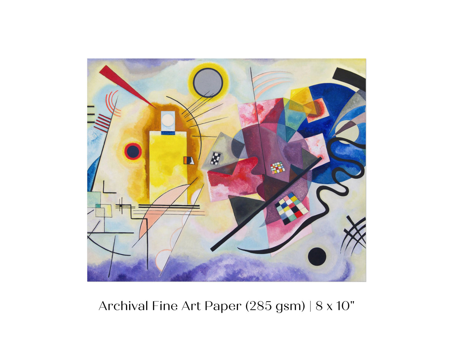 Yellow-Red-Blue | Wassily Kandinsky | P488