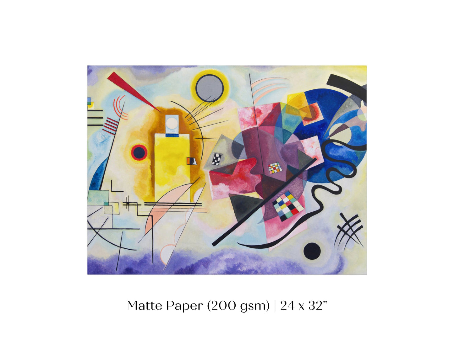 Yellow-Red-Blue | Wassily Kandinsky | P488