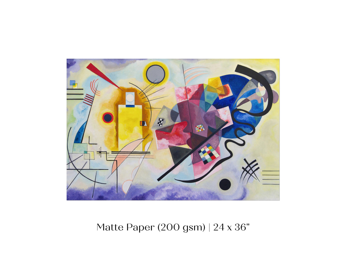 Yellow-Red-Blue | Wassily Kandinsky | P488
