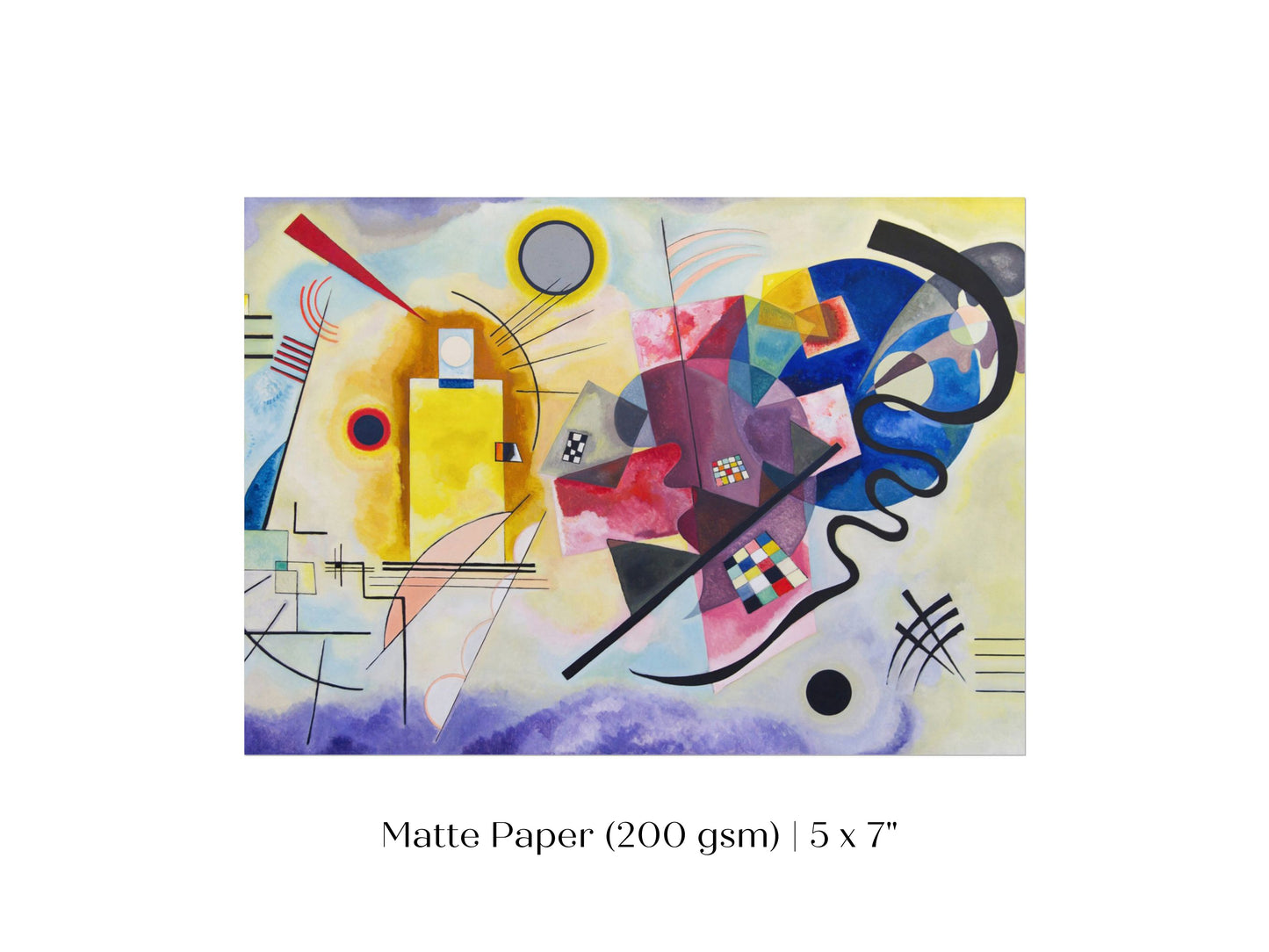 Yellow-Red-Blue | Wassily Kandinsky | P488