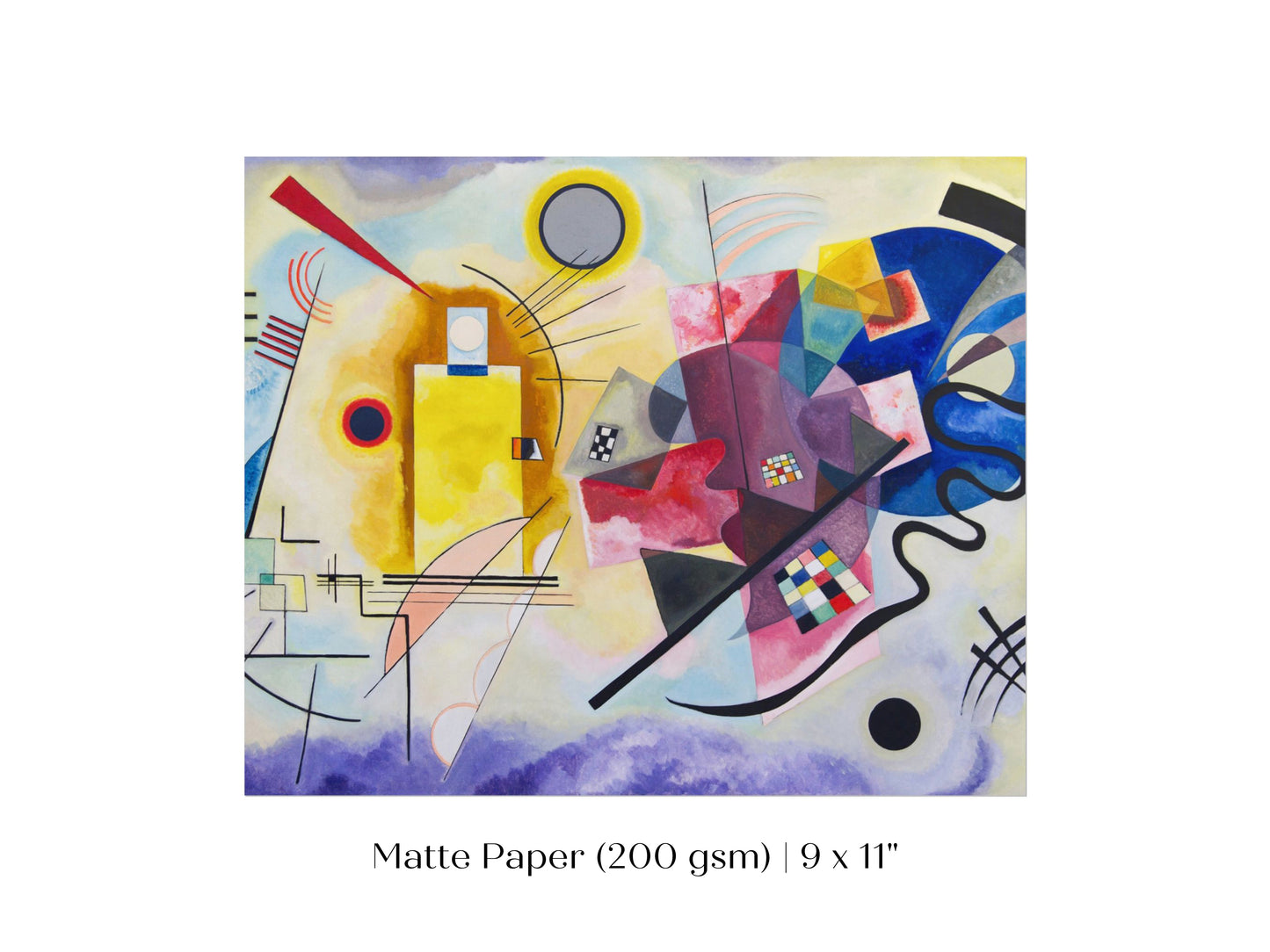 Yellow-Red-Blue | Wassily Kandinsky | P488