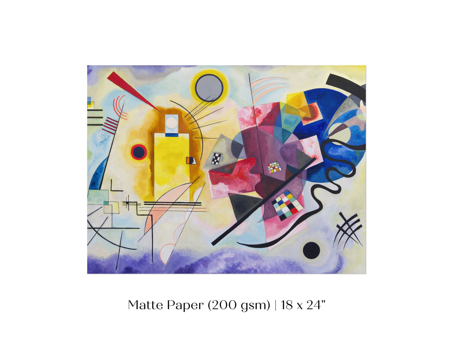 Yellow-Red-Blue | Wassily Kandinsky | P488