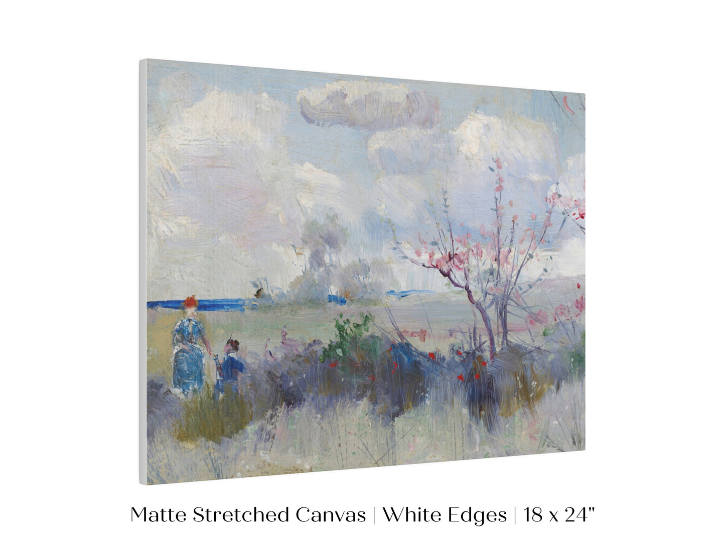 Landscape with Blossom and Clouds | P554