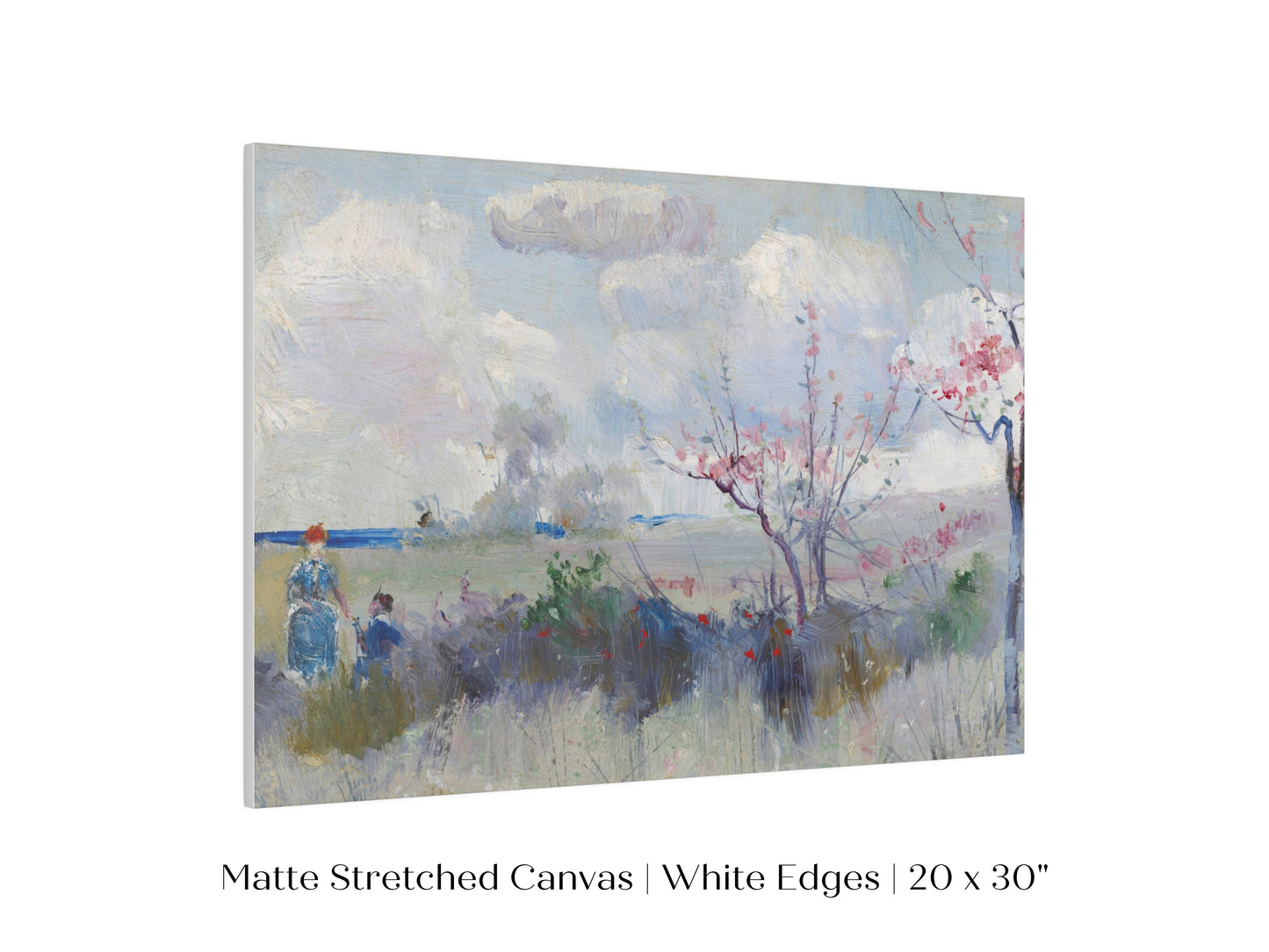 Landscape with Blossom and Clouds | P554