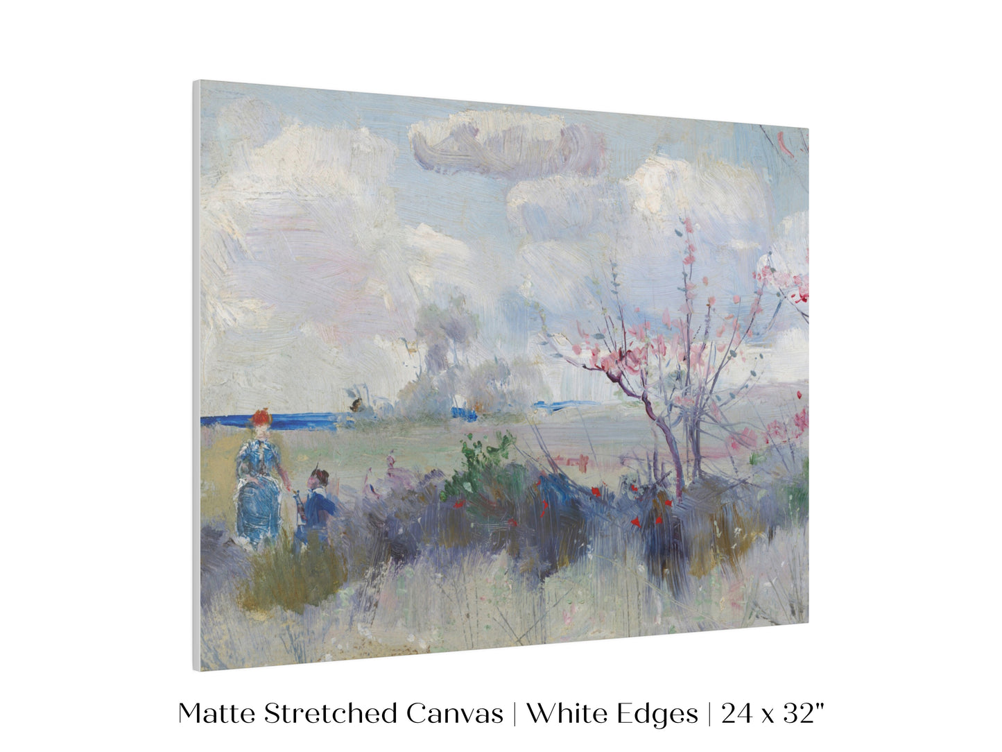 Landscape with Blossom and Clouds | P554