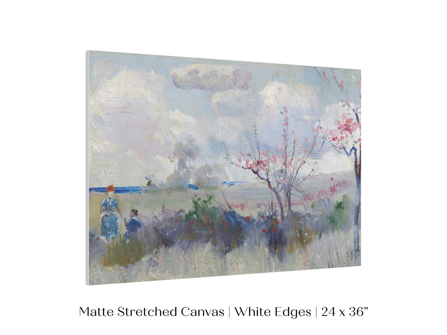 Landscape with Blossom and Clouds | P554