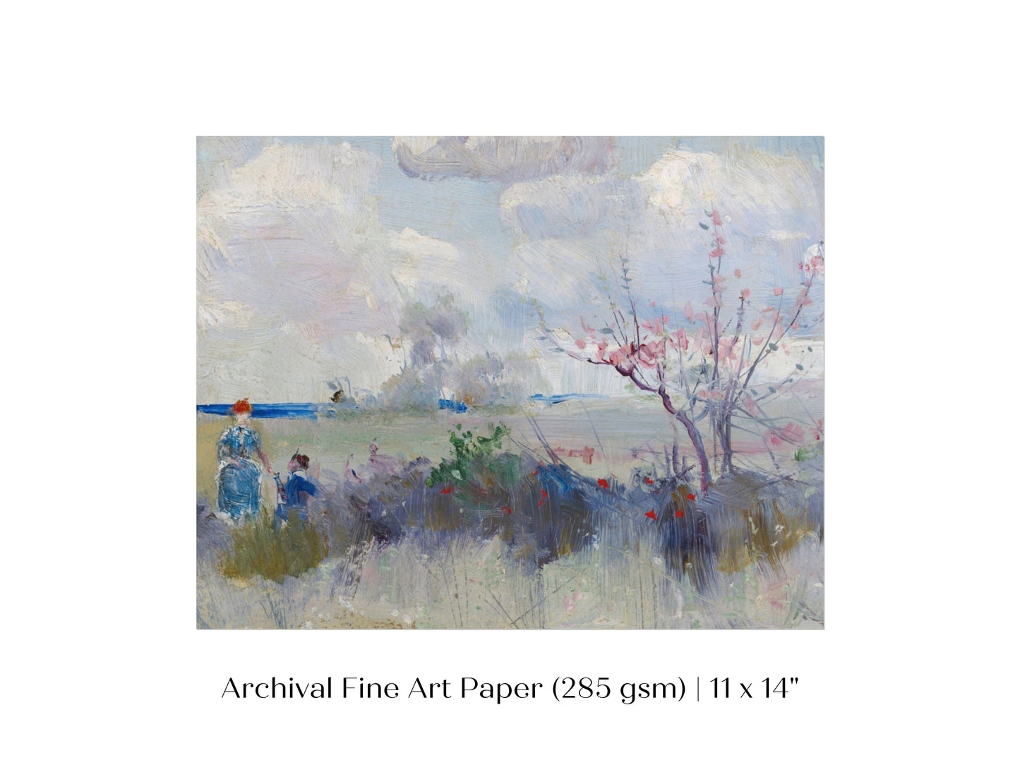Landscape with Blossom and Clouds | P554