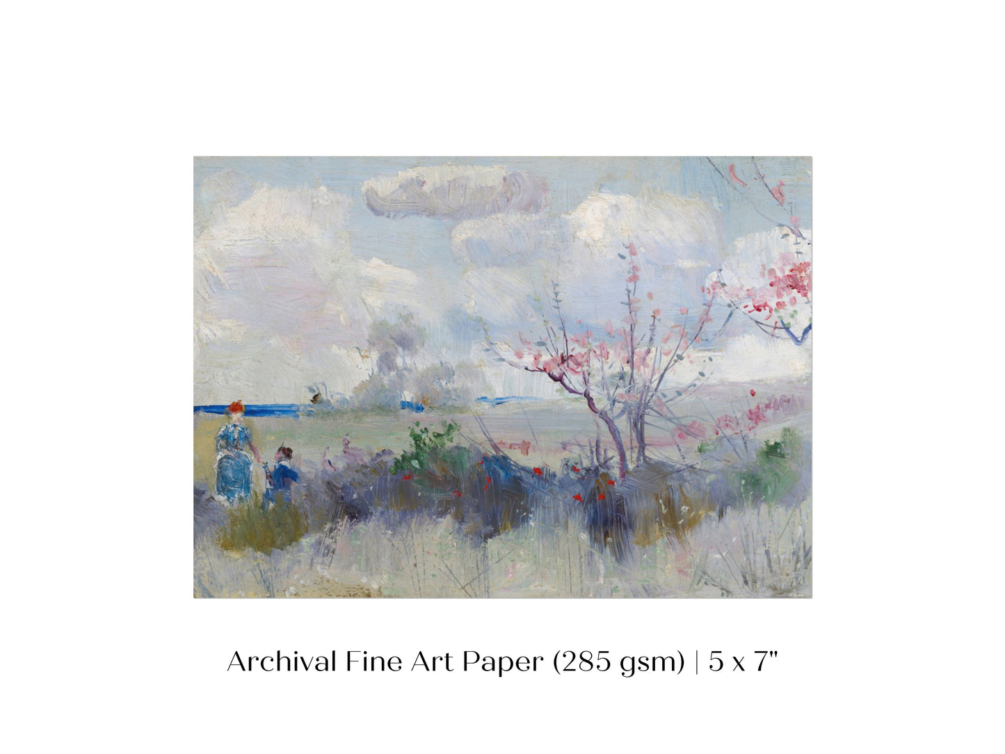 Landscape with Blossom and Clouds | P554