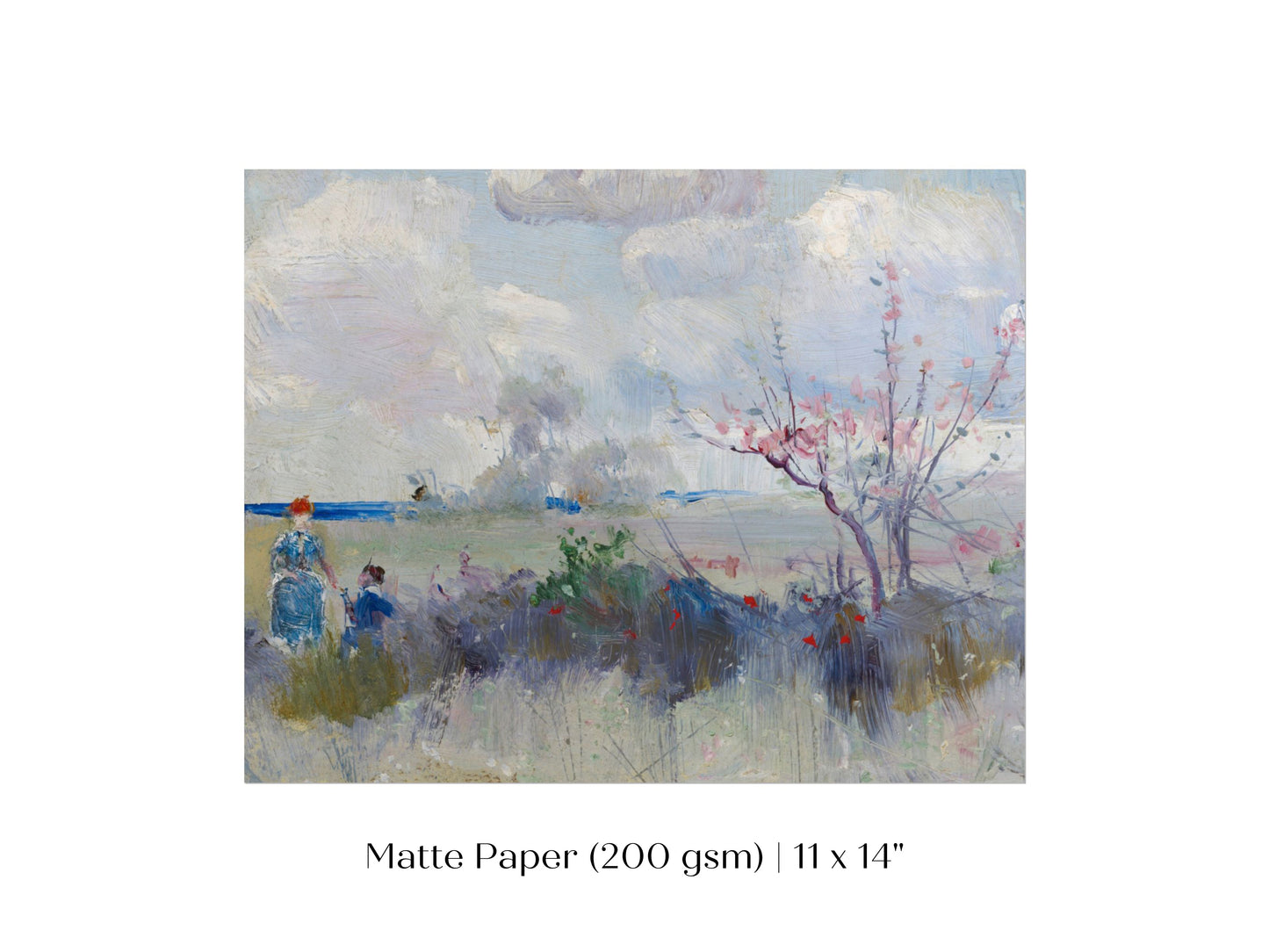 Landscape with Blossom and Clouds | P554