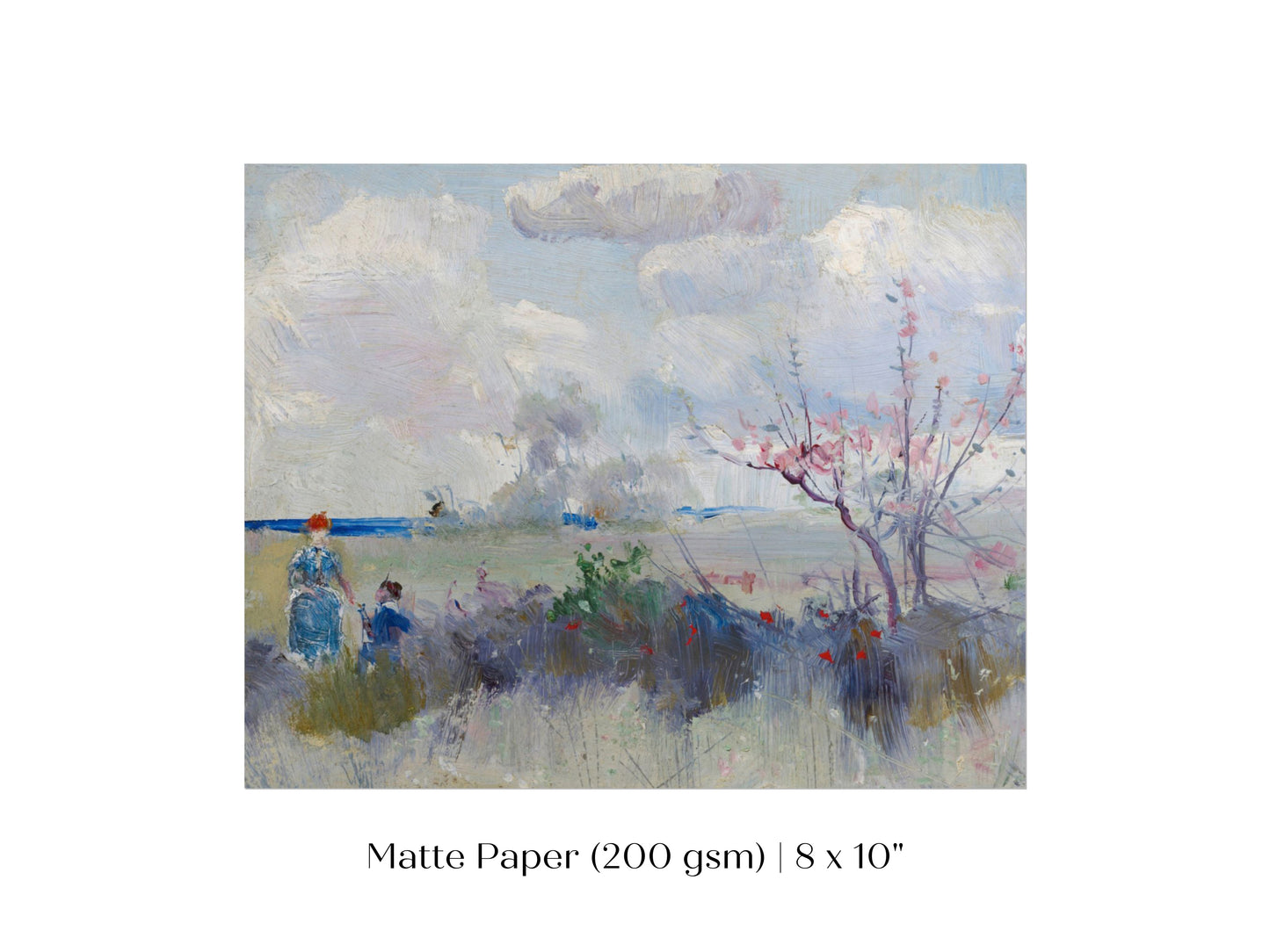 Landscape with Blossom and Clouds | P554
