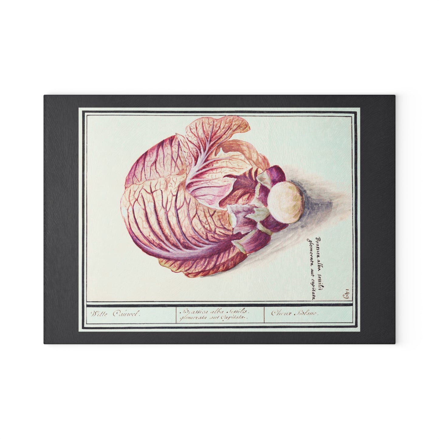 Cabbage | Glass Chopping Board