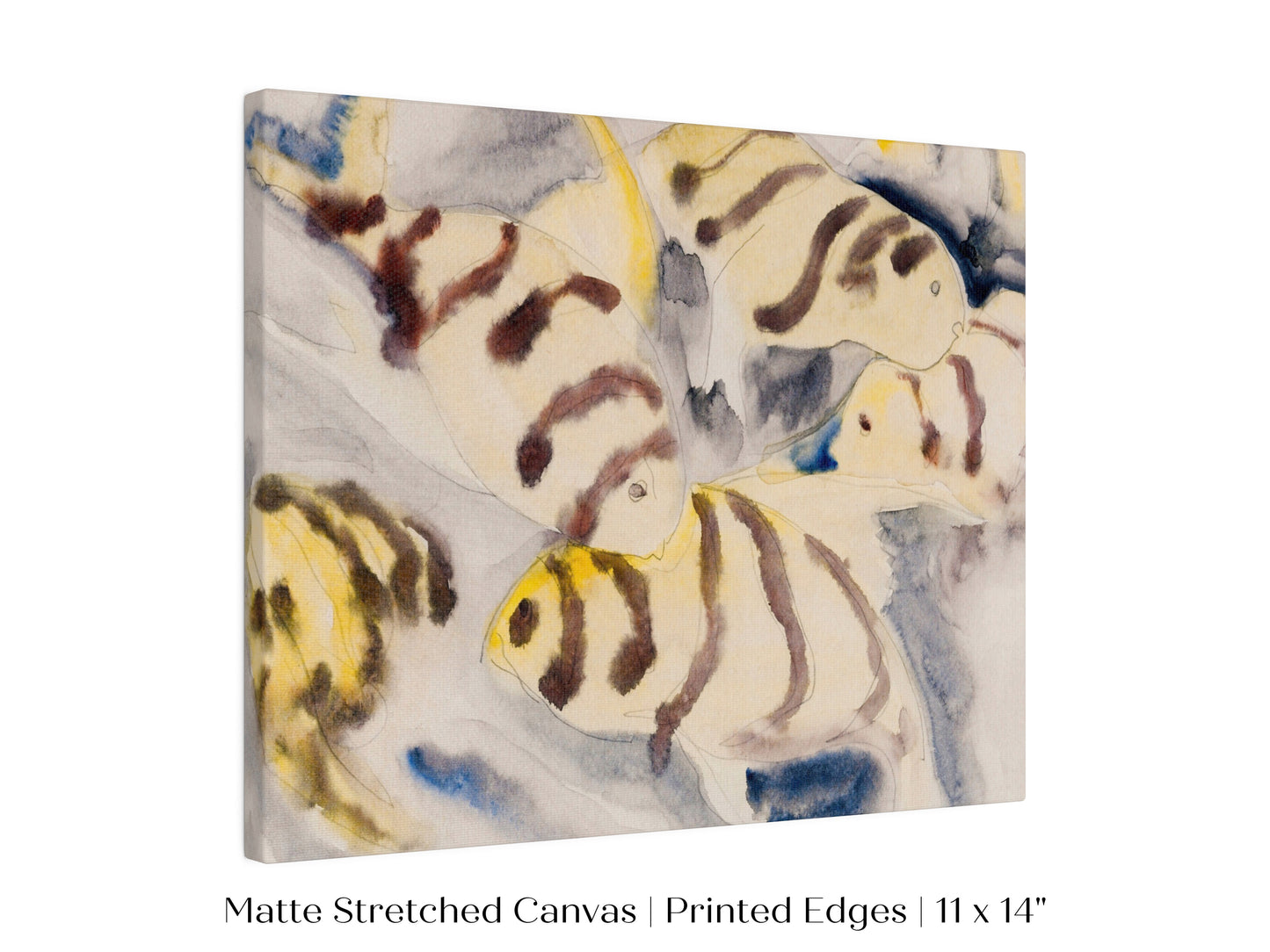 Yellow Watercolour Fish | P96