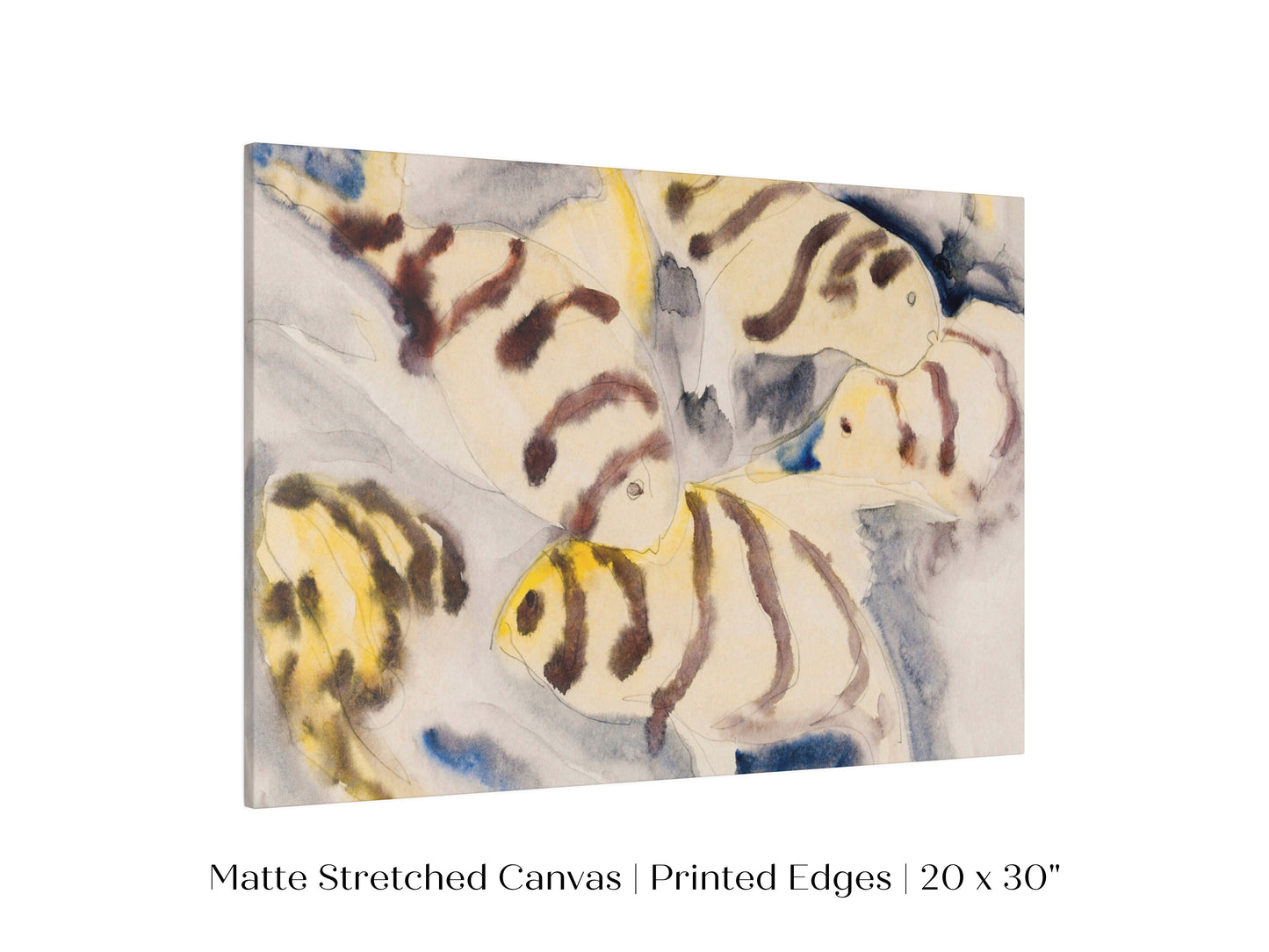 Yellow Watercolour Fish | P96
