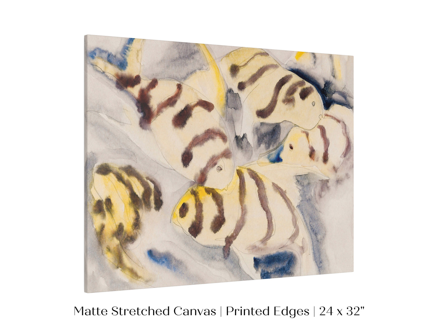 Yellow Watercolour Fish | P96