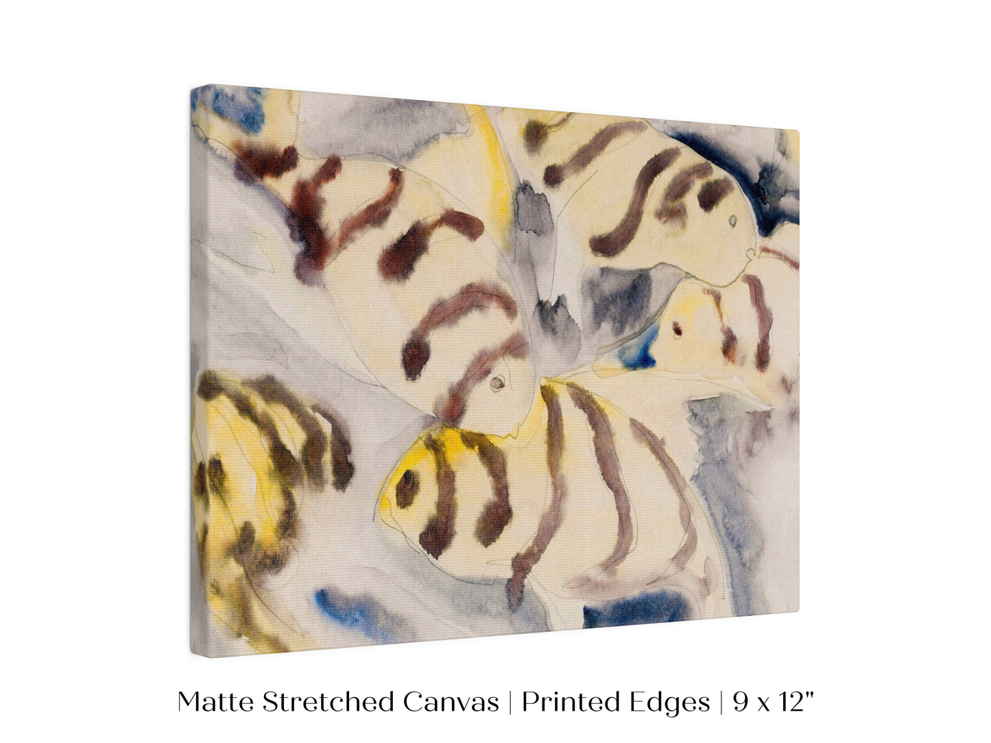 Yellow Watercolour Fish | P96