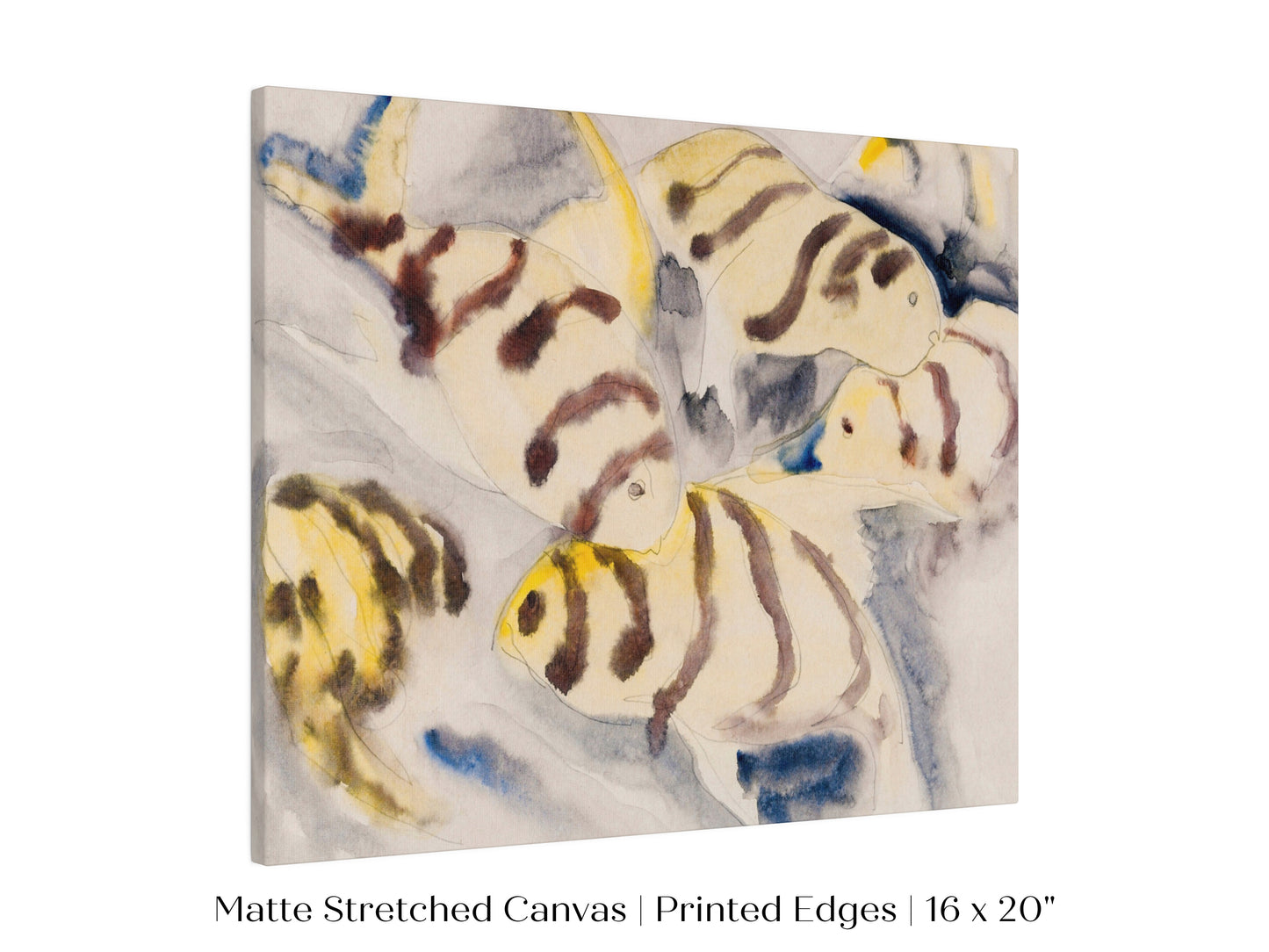 Yellow Watercolour Fish | P96
