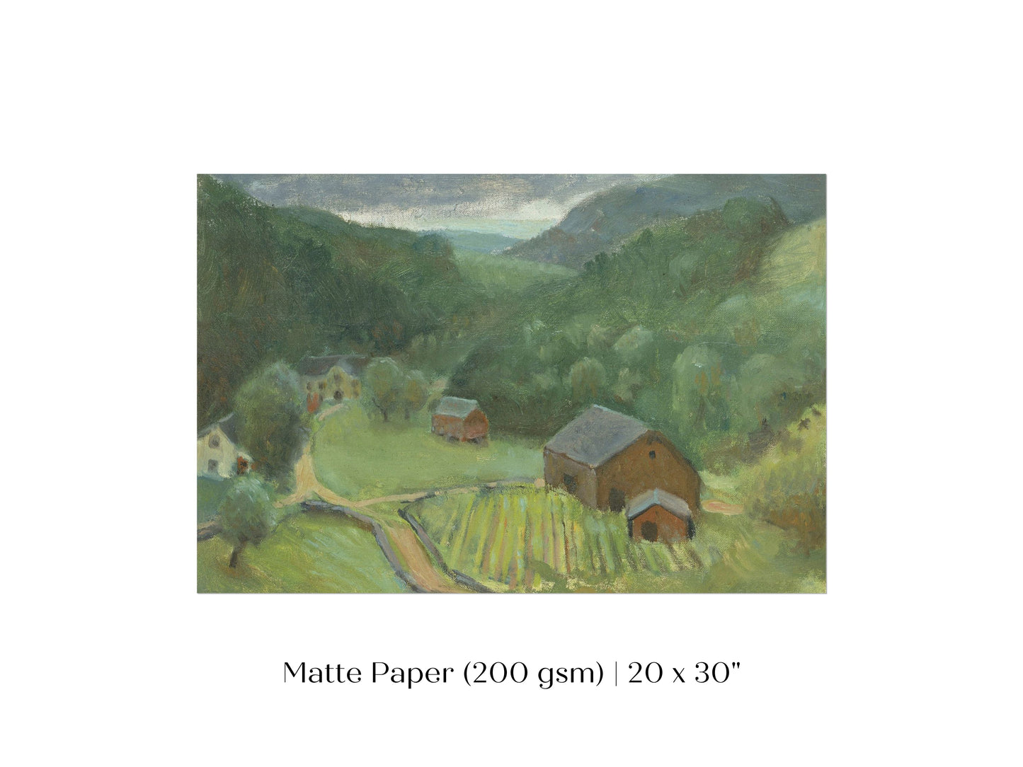 Country Farmhouse Landscape | P193
