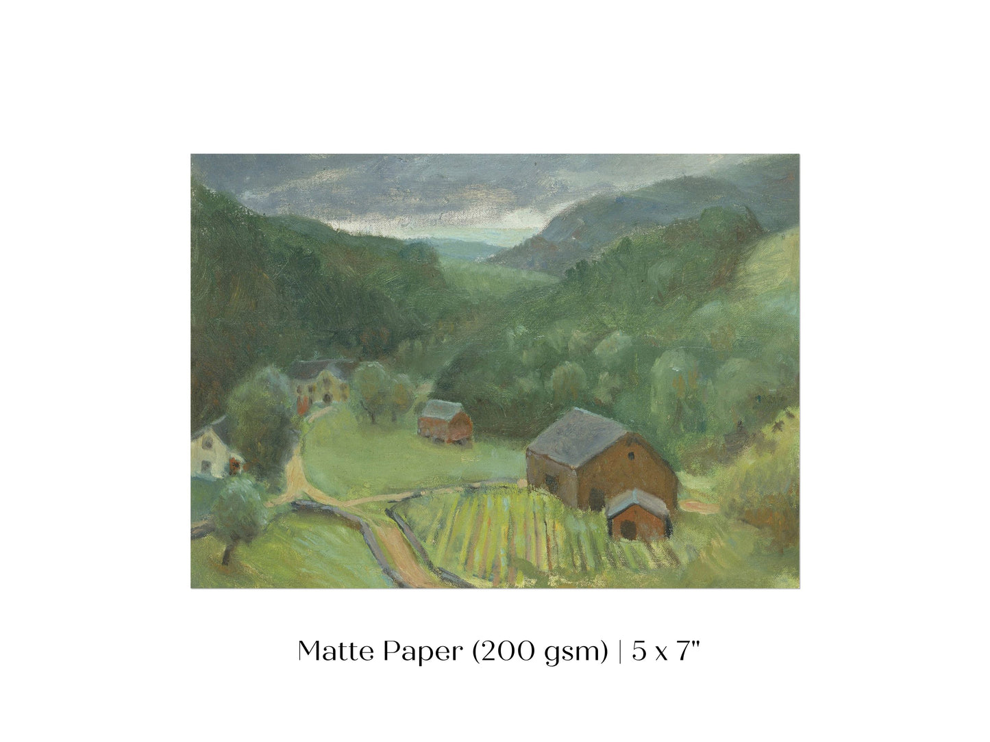 Country Farmhouse Landscape | P193
