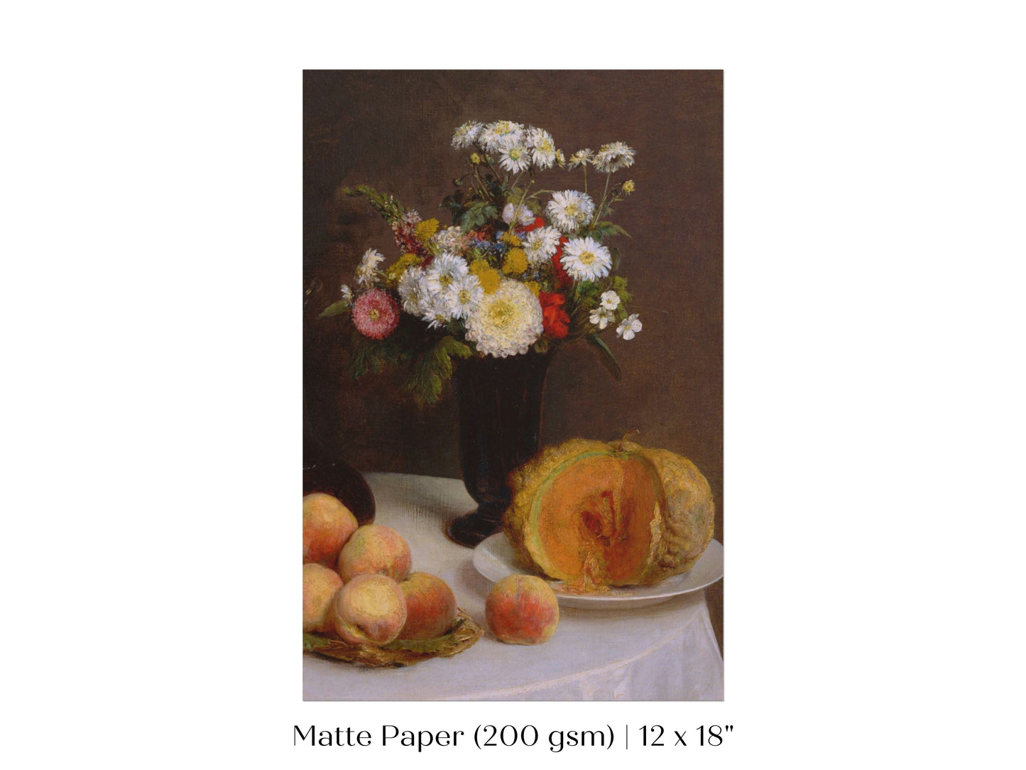 Still Life with Pumpkin, Flowers and Fruit | P474