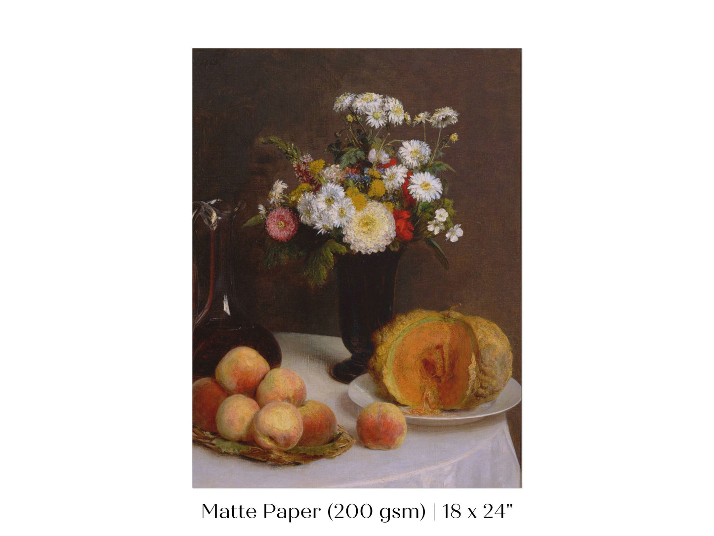 Still Life with Pumpkin, Flowers and Fruit | P474