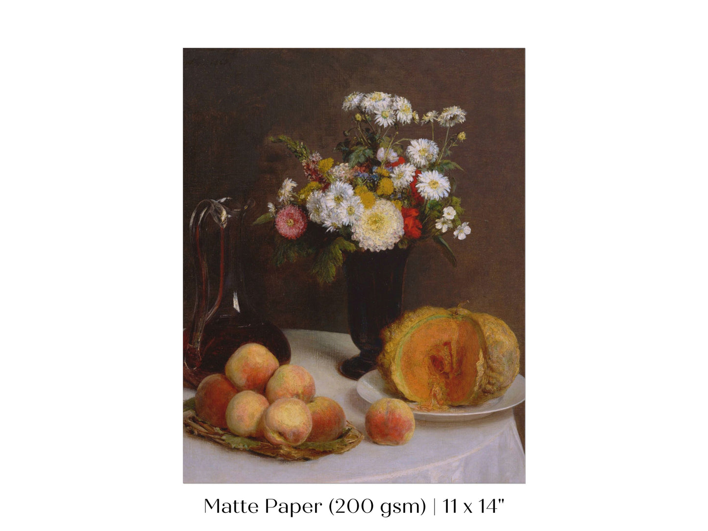 Still Life with Pumpkin, Flowers and Fruit | P474