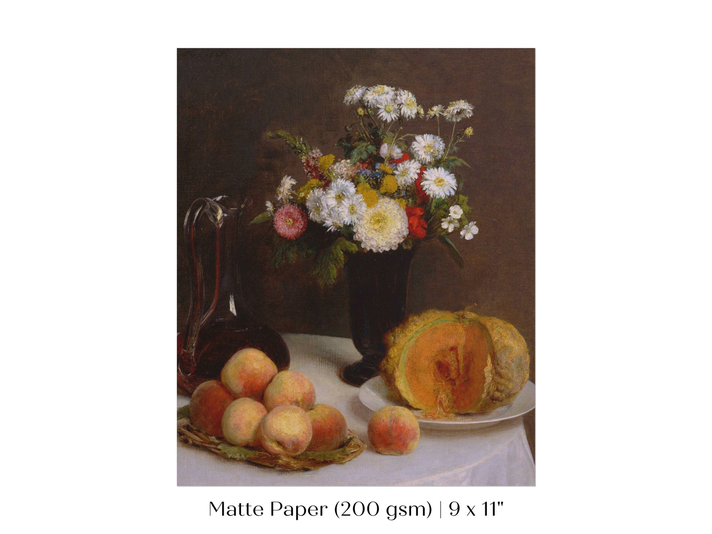 Still Life with Pumpkin, Flowers and Fruit | P474