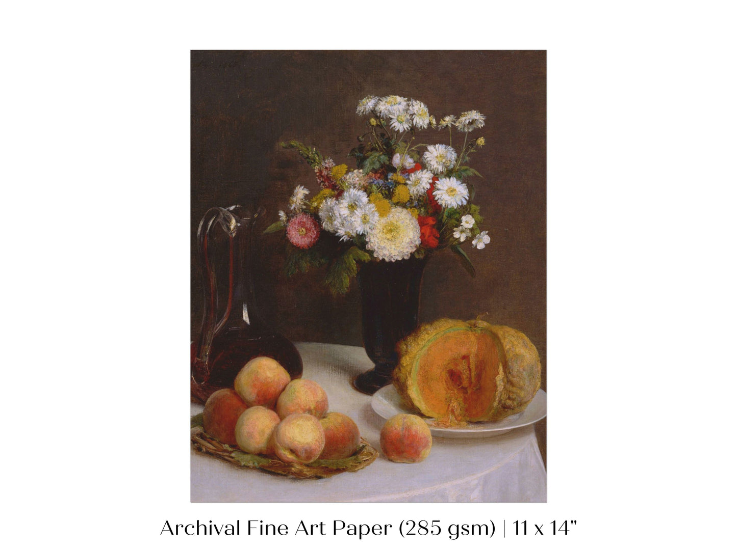 Still Life with Pumpkin, Flowers and Fruit | P474