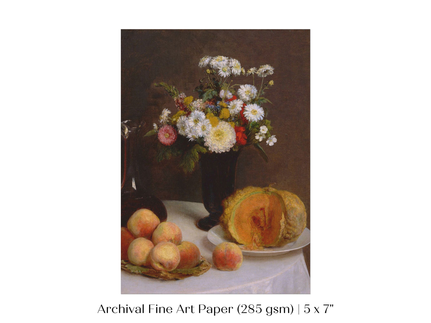 Still Life with Pumpkin, Flowers and Fruit | P474