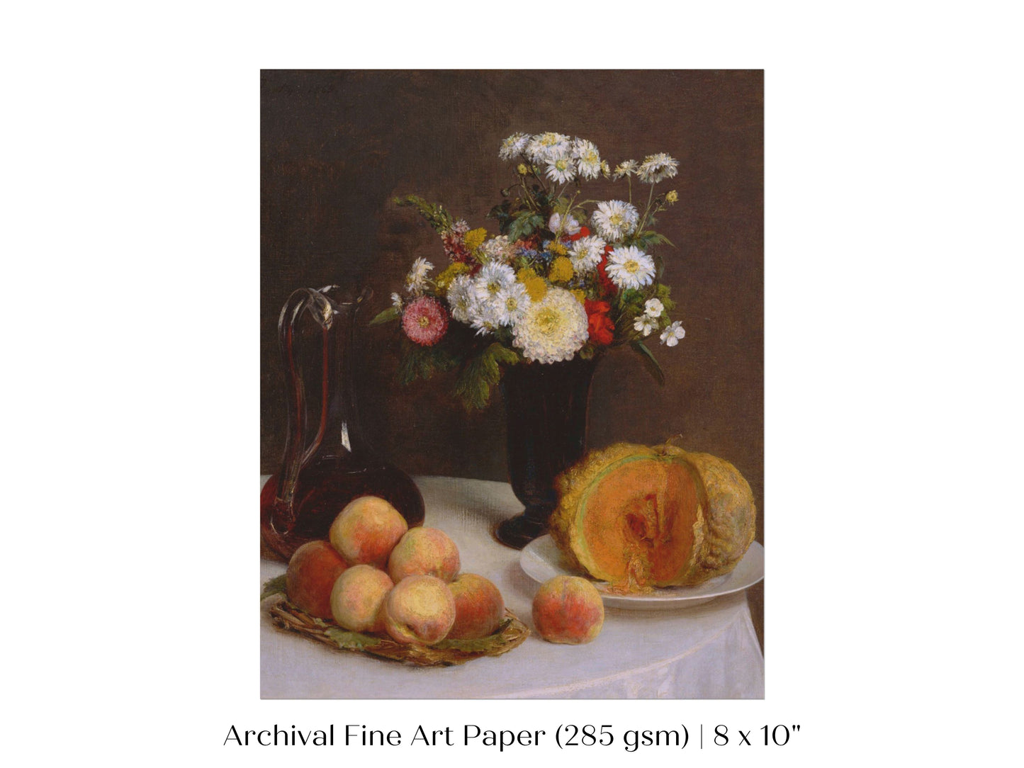 Still Life with Pumpkin, Flowers and Fruit | P474