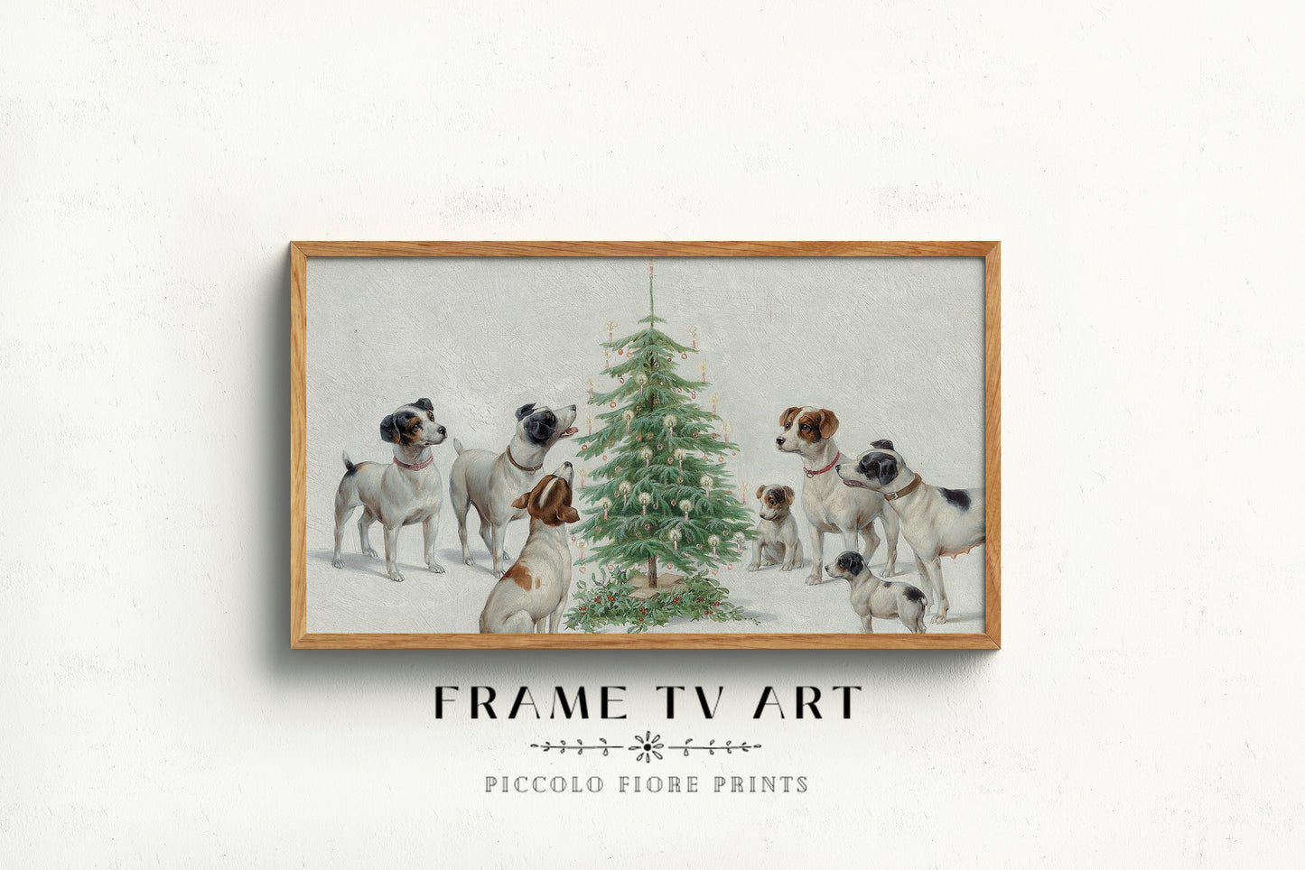 Samsung Frame TV Art | Dogs at Christmas | TV16
