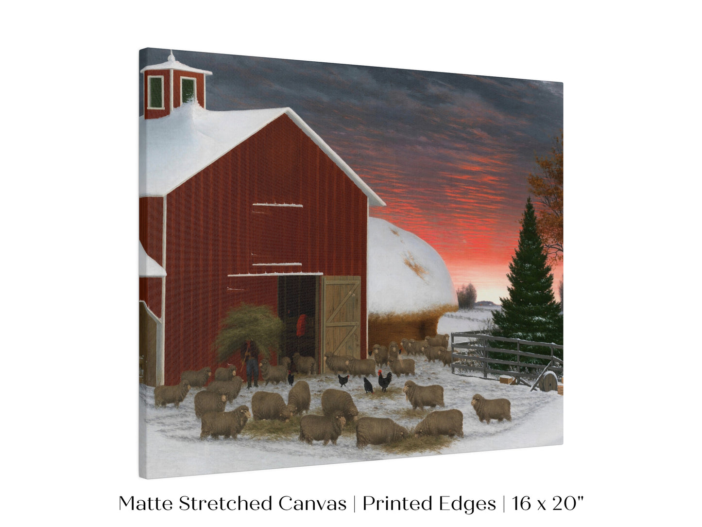 Barnyard in Winter | P240