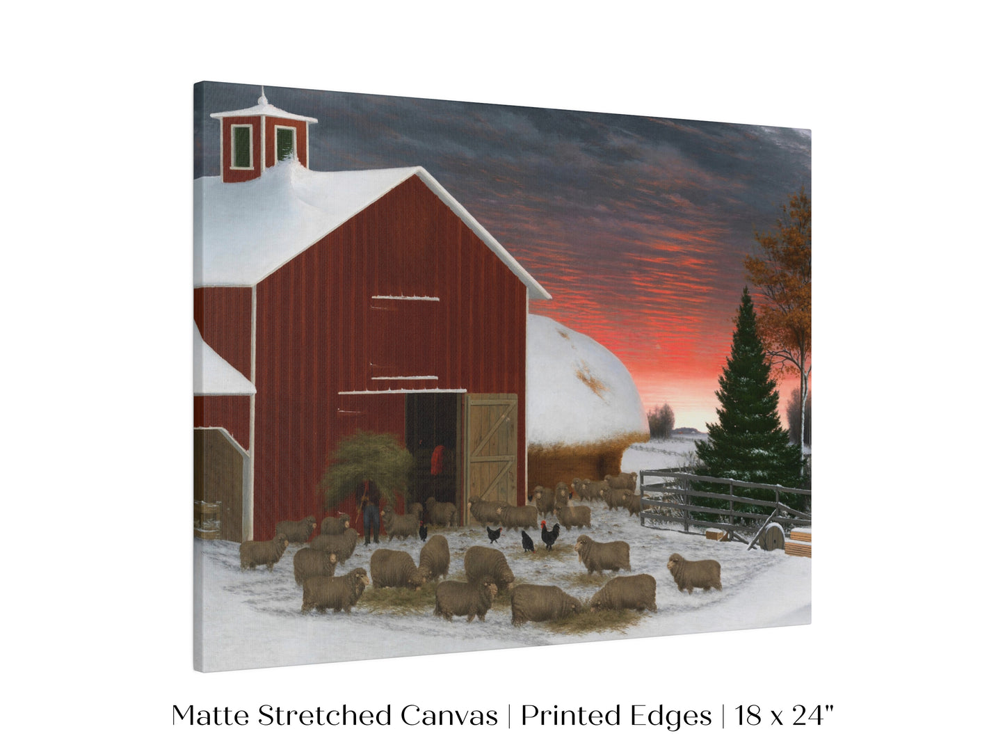 Barnyard in Winter | P240