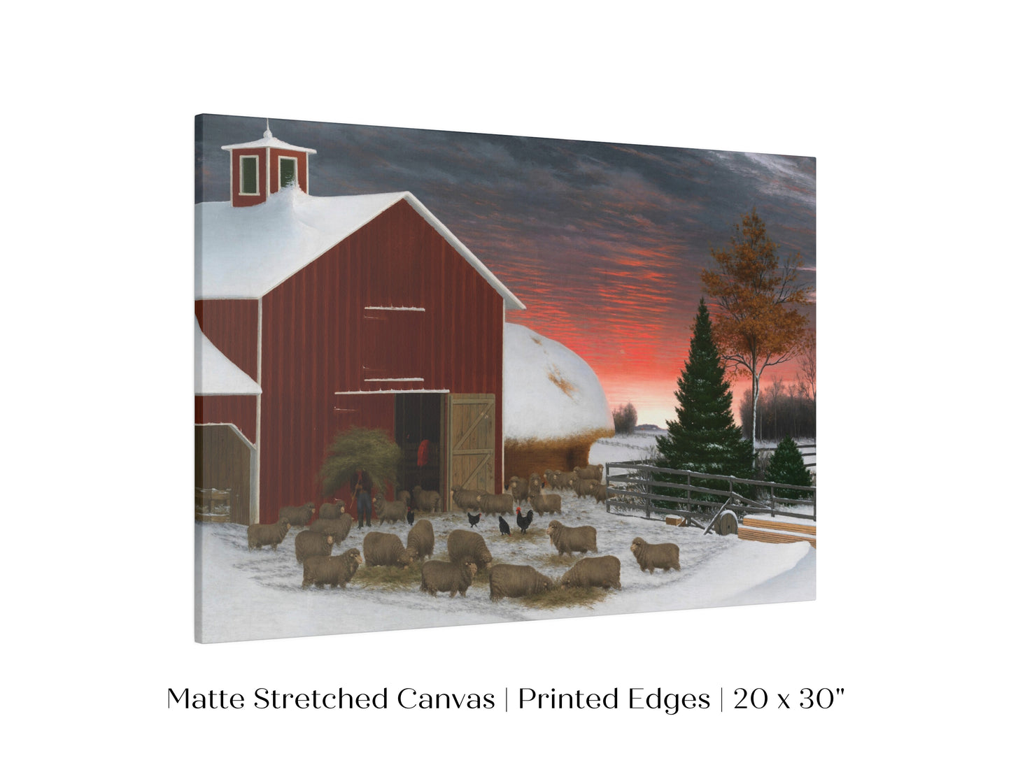 Barnyard in Winter | P240