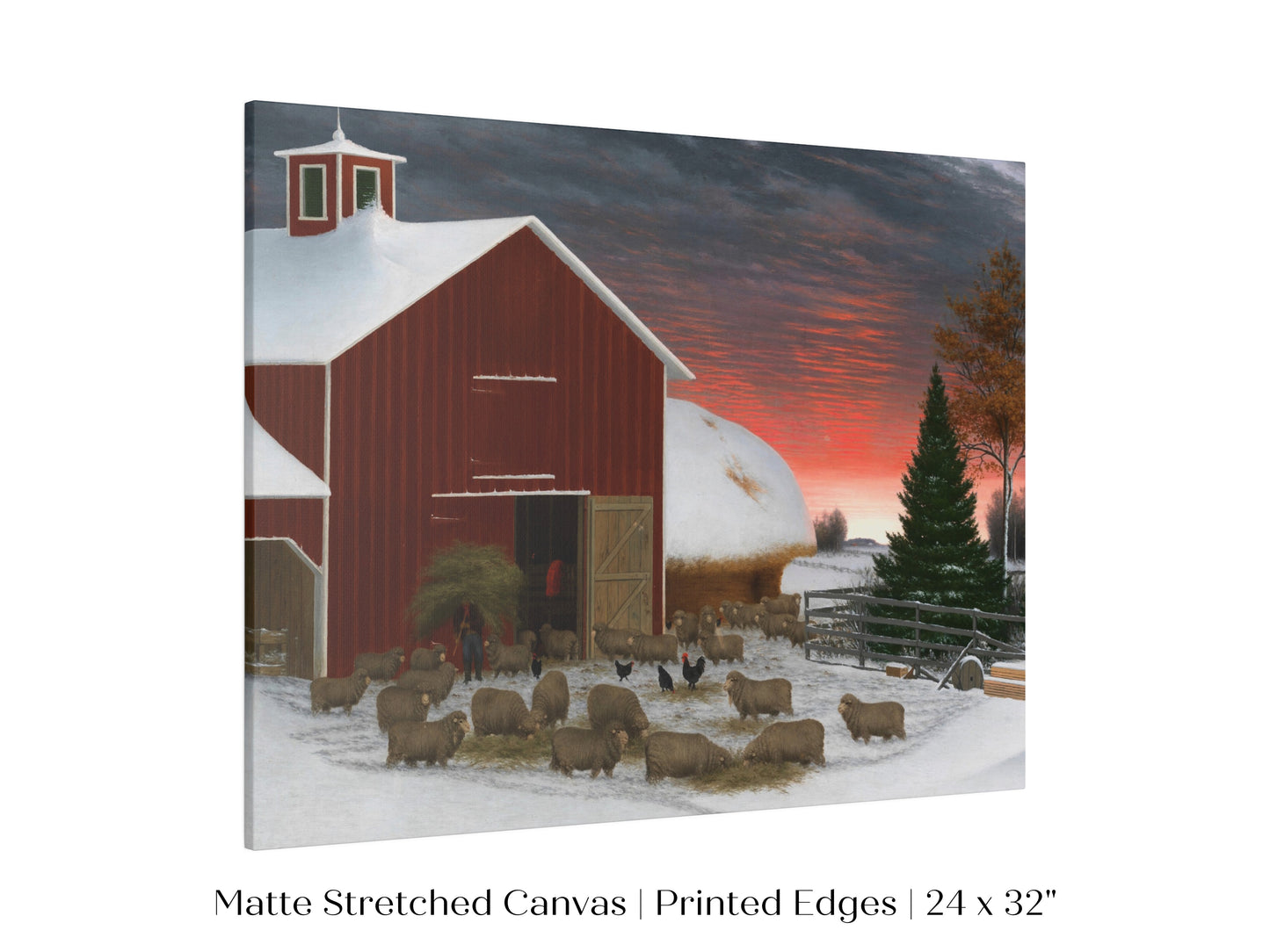 Barnyard in Winter | P240