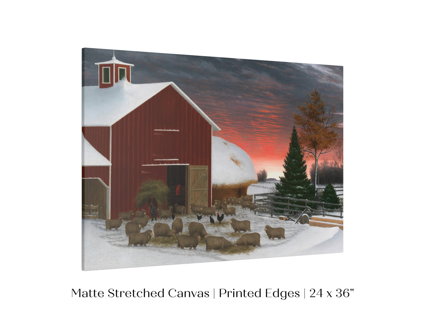 Barnyard in Winter | P240
