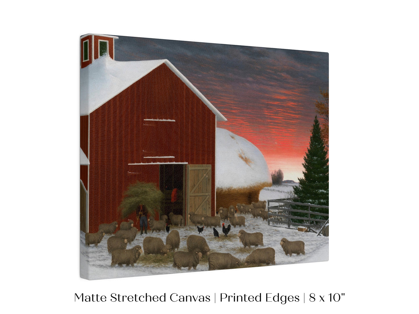Barnyard in Winter | P240