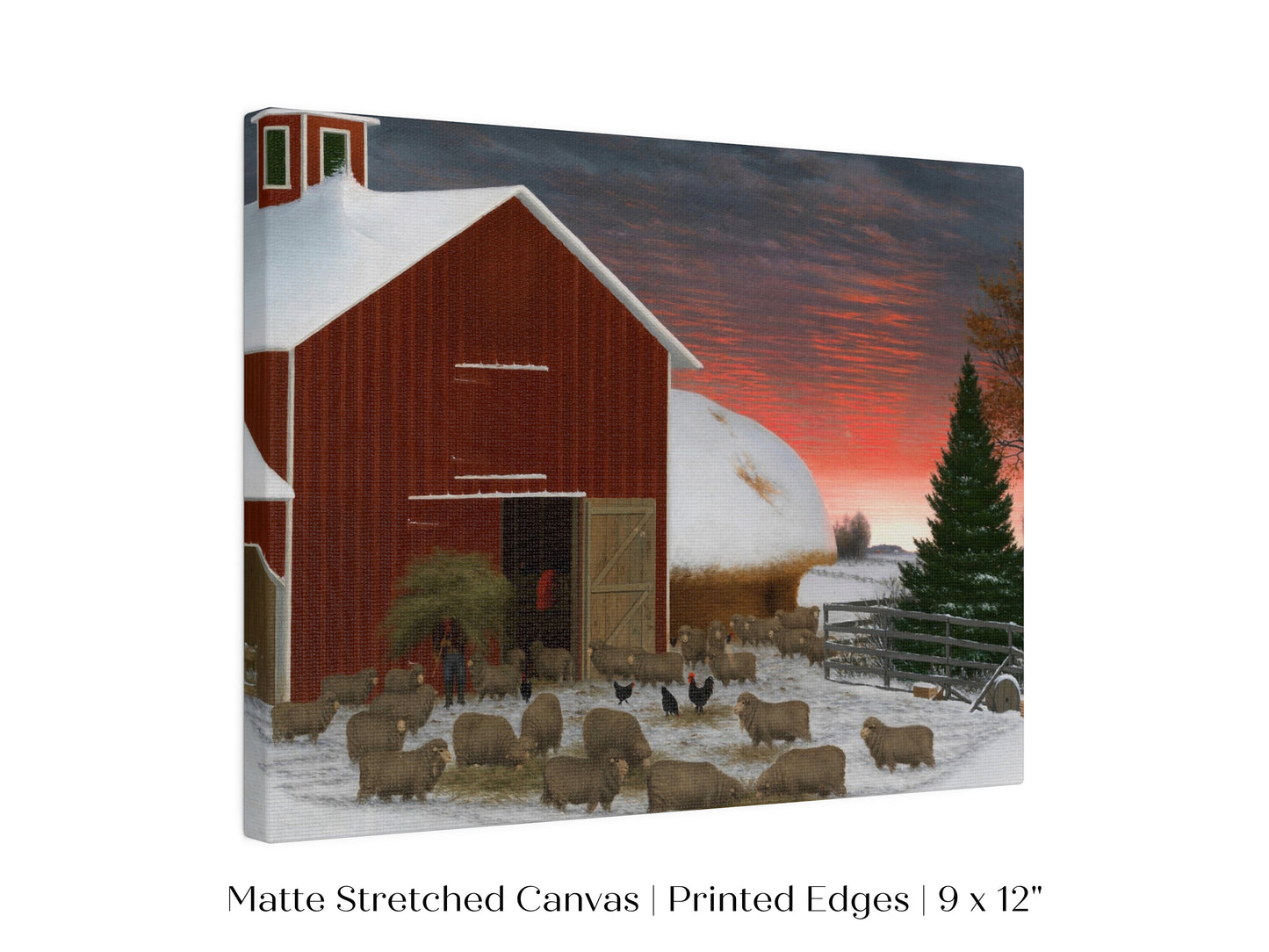 Barnyard in Winter | P240