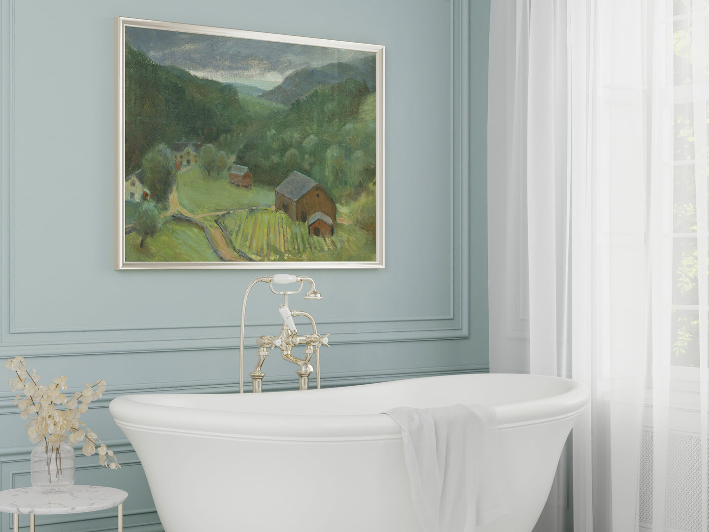 Country Farmhouse Landscape | P193