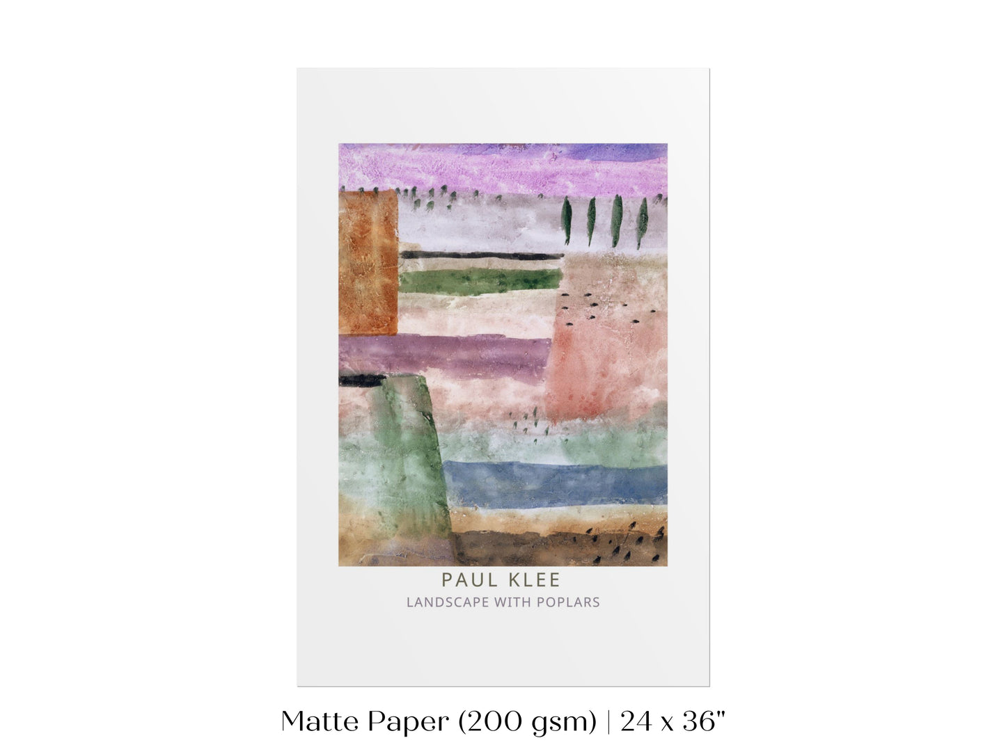 Paul Klee | Landscape With Poplars | P585