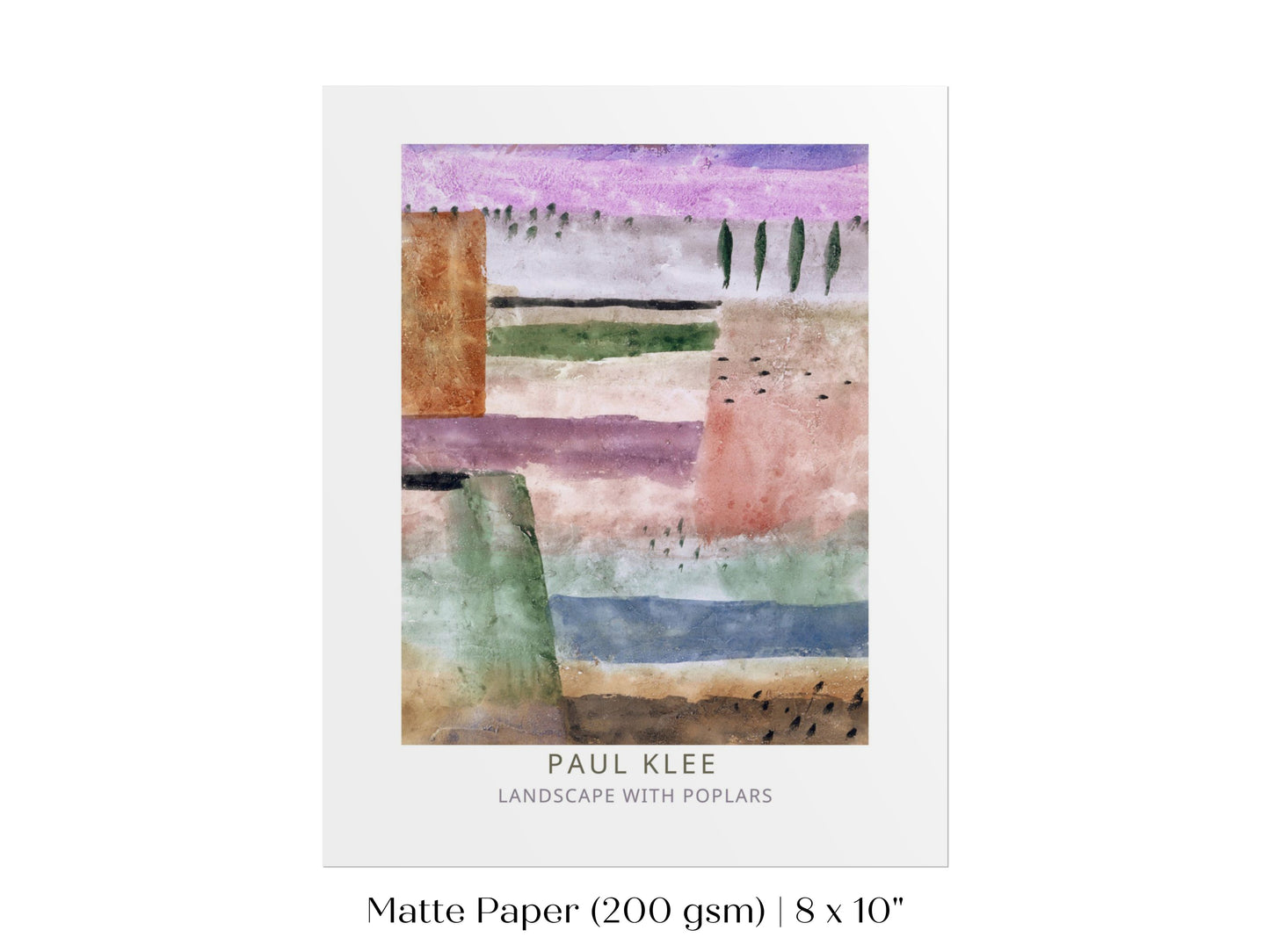 Paul Klee | Landscape With Poplars | P585
