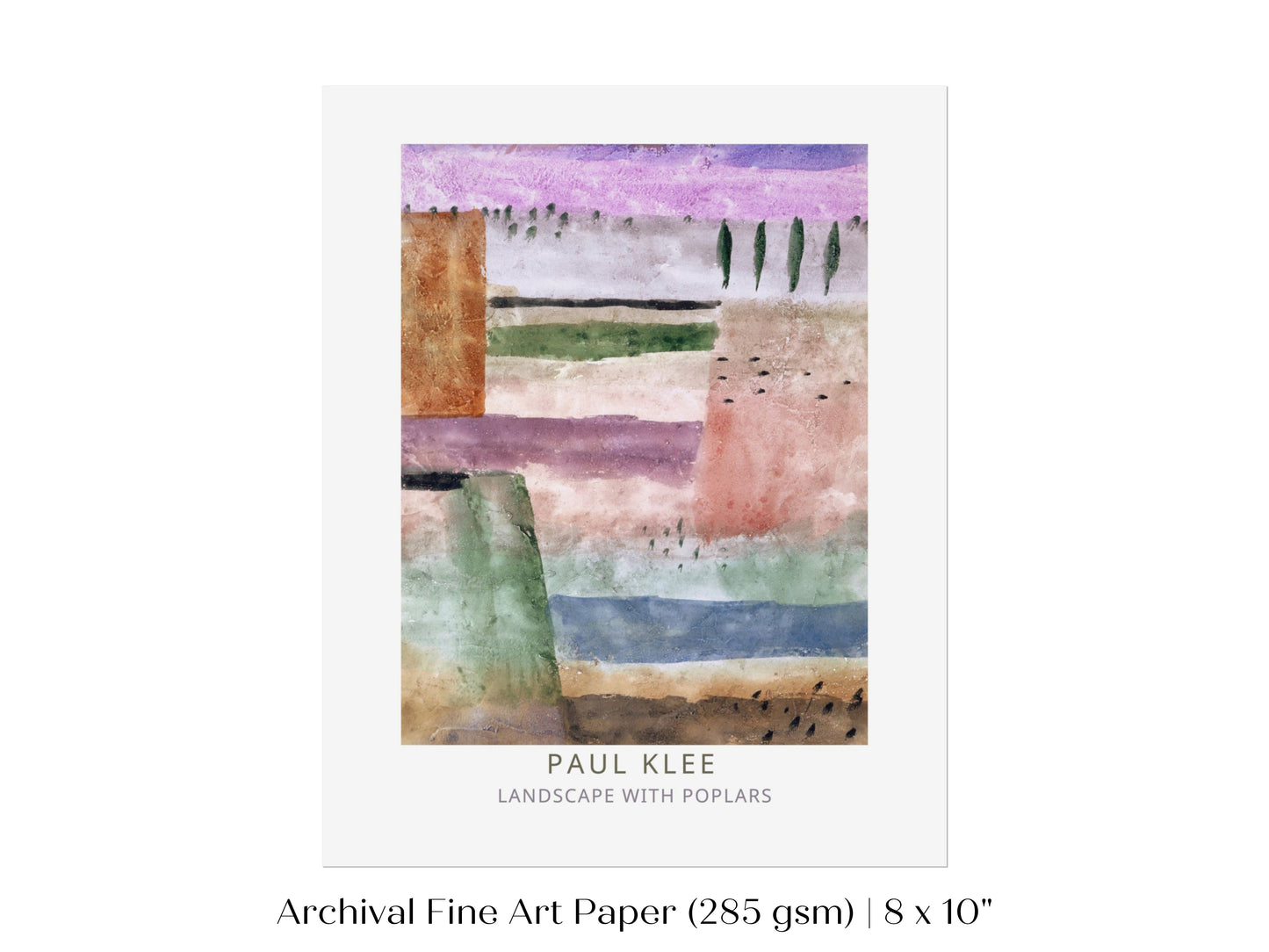 Paul Klee | Landscape With Poplars | P585