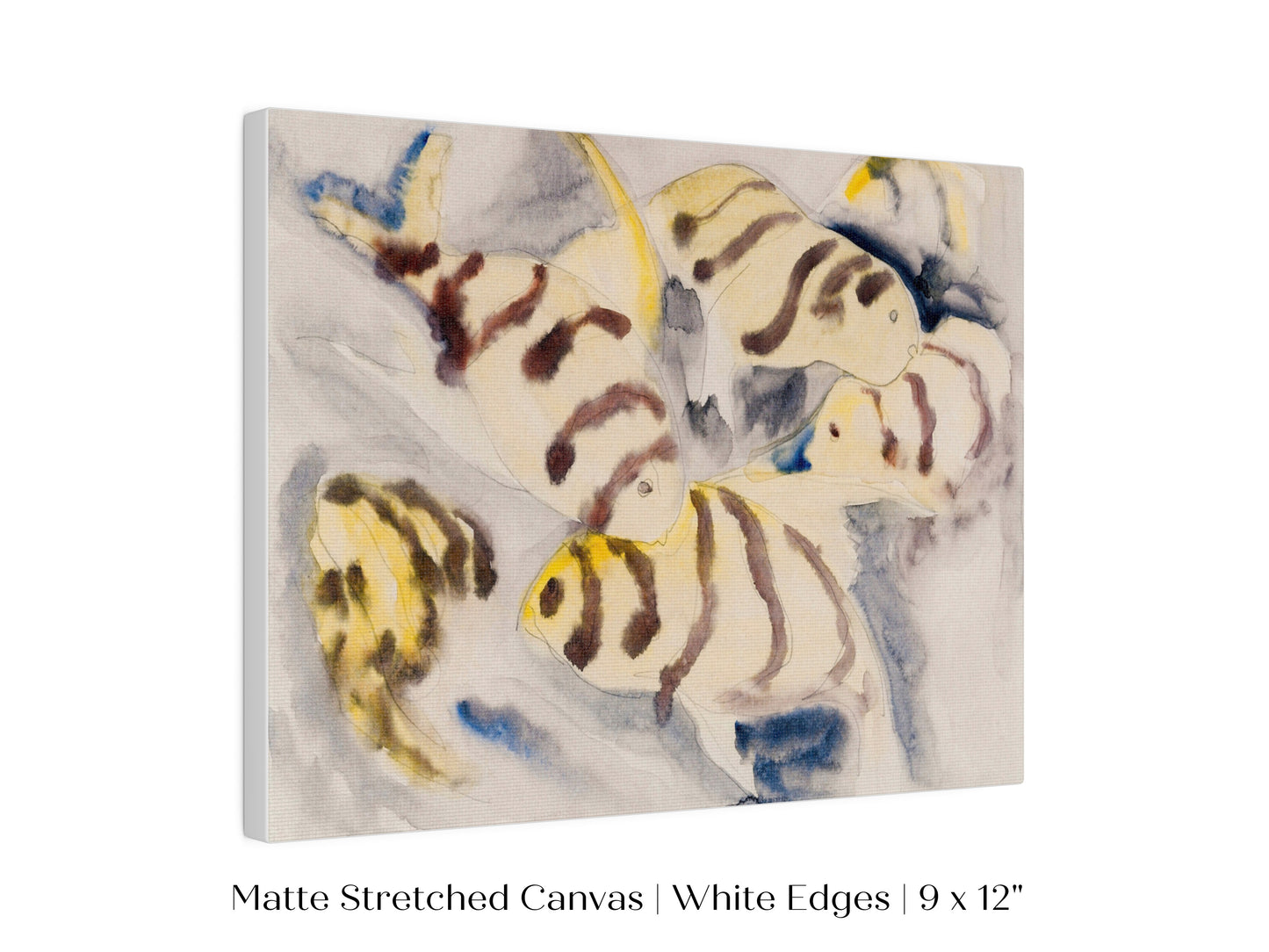 Yellow Watercolour Fish | P96