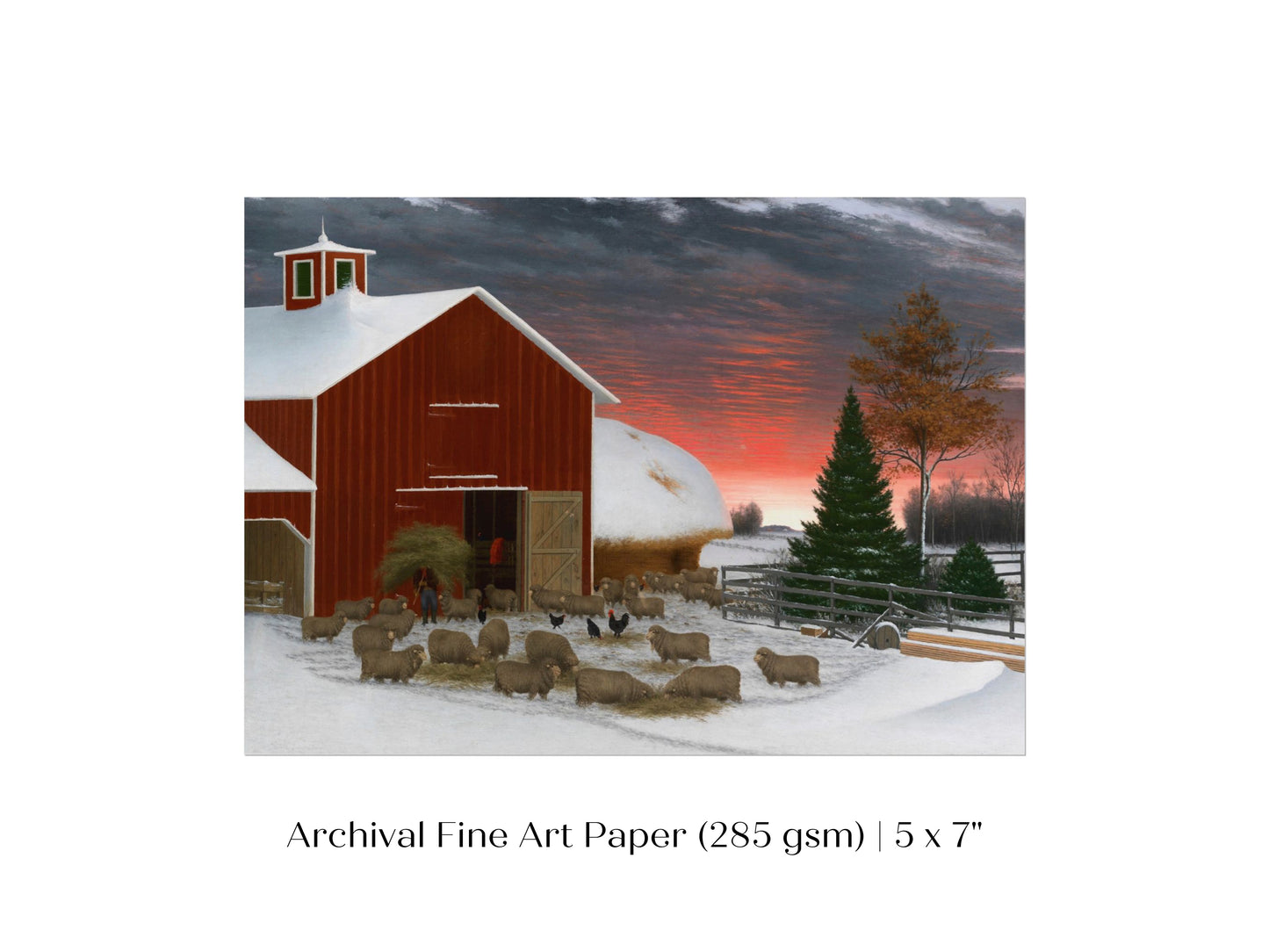 Barnyard in Winter | P240