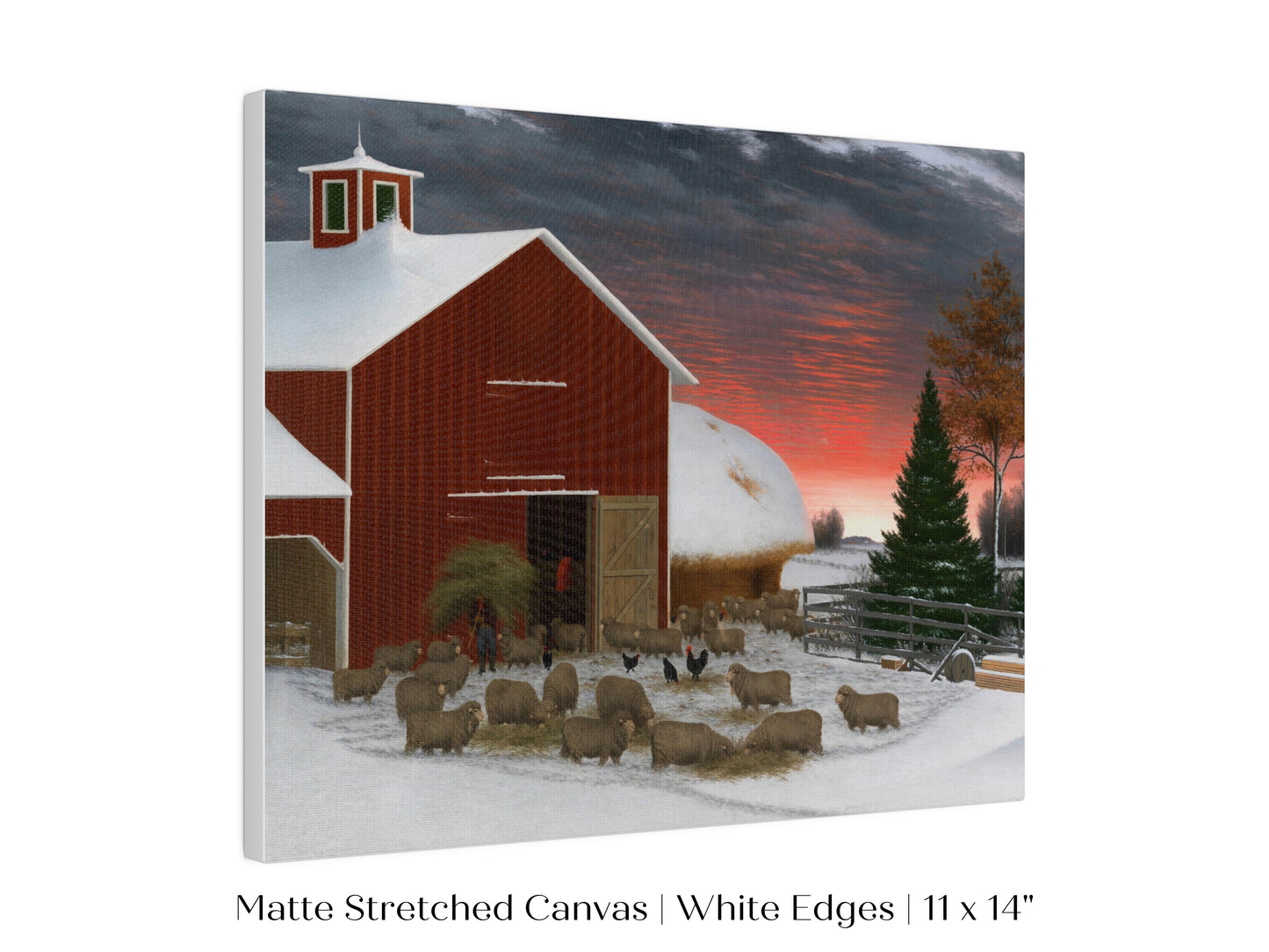 Barnyard in Winter | P240