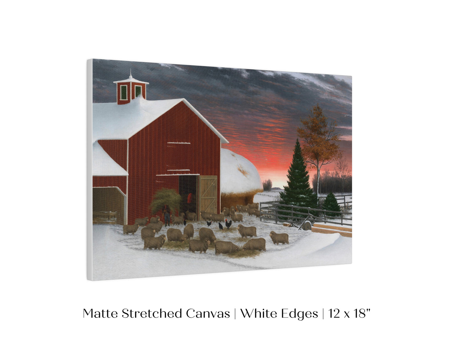 Barnyard in Winter | P240