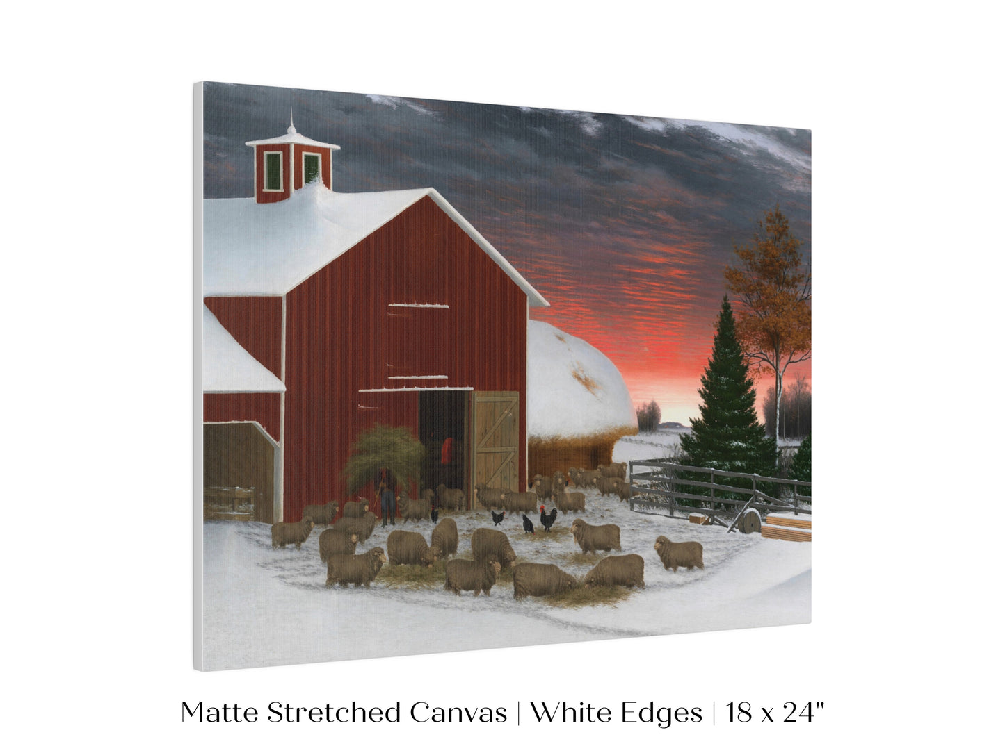 Barnyard in Winter | P240